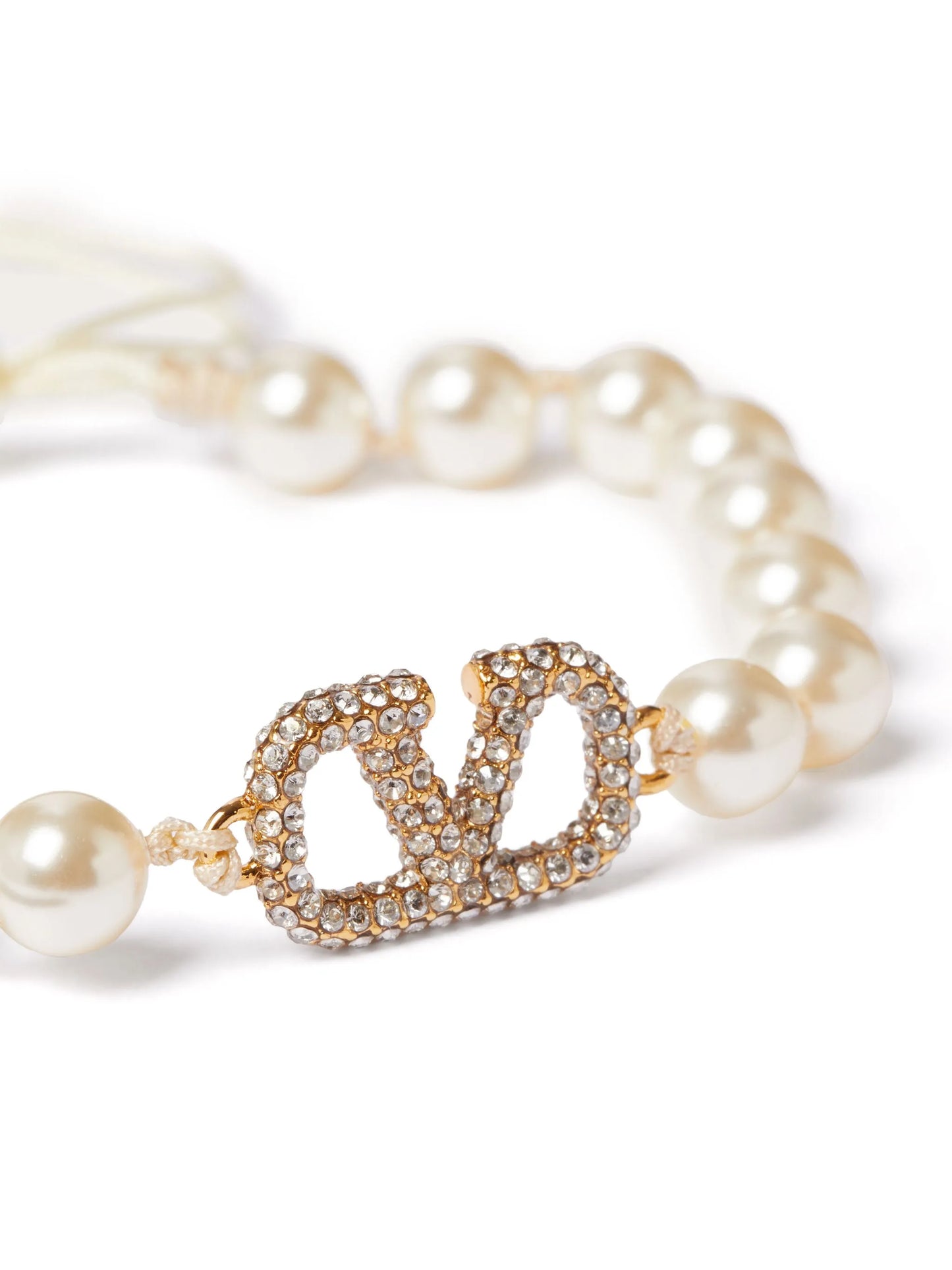 VLogo Signature faux-pearl bracelet