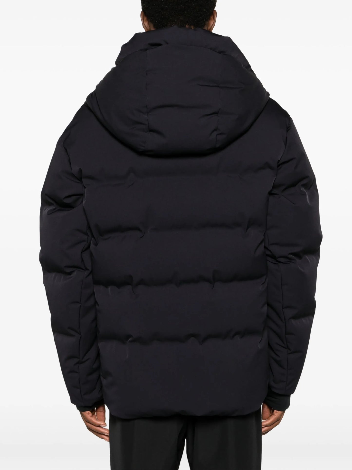 quilted hooded jacket