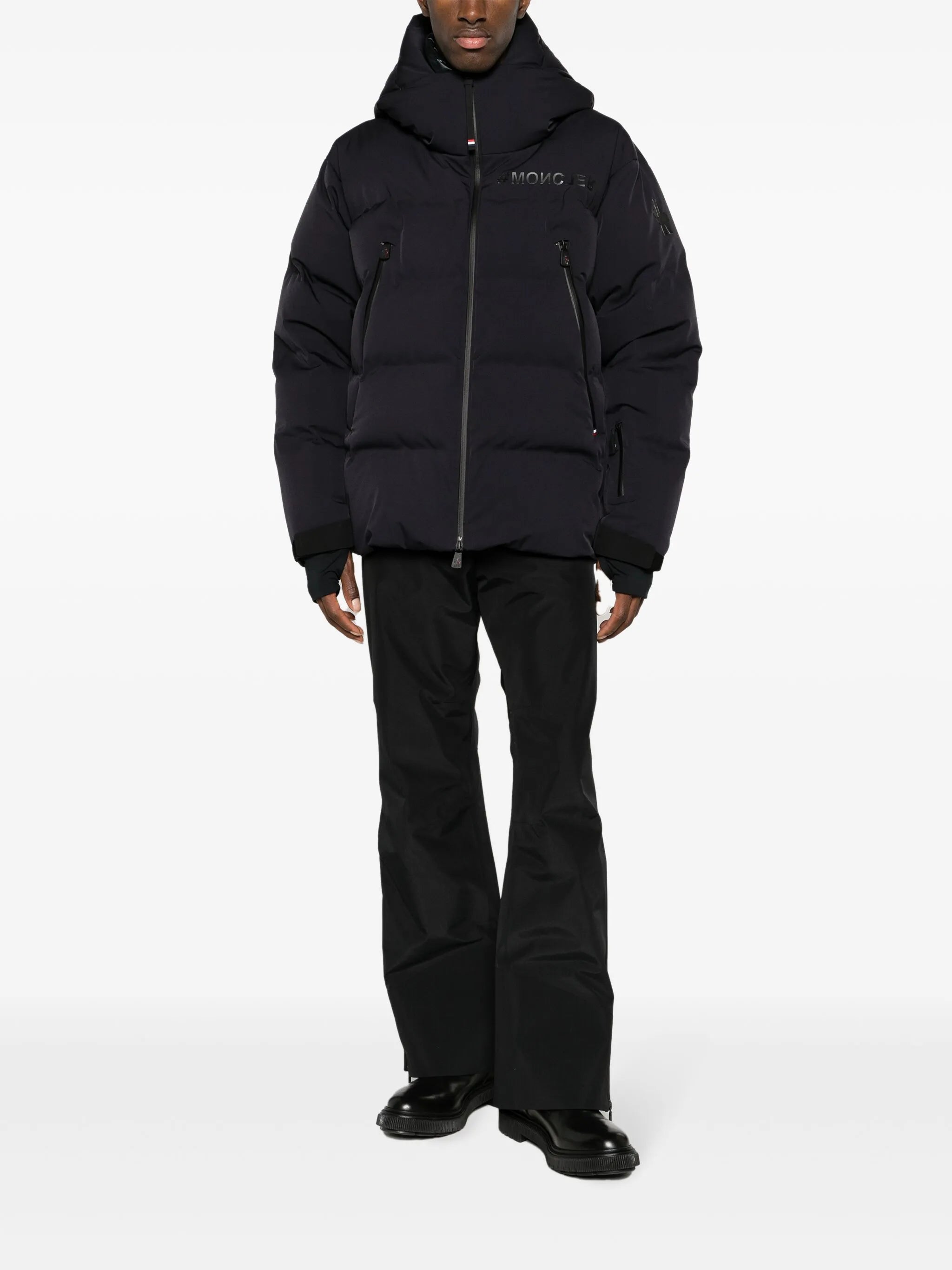 quilted hooded jacket