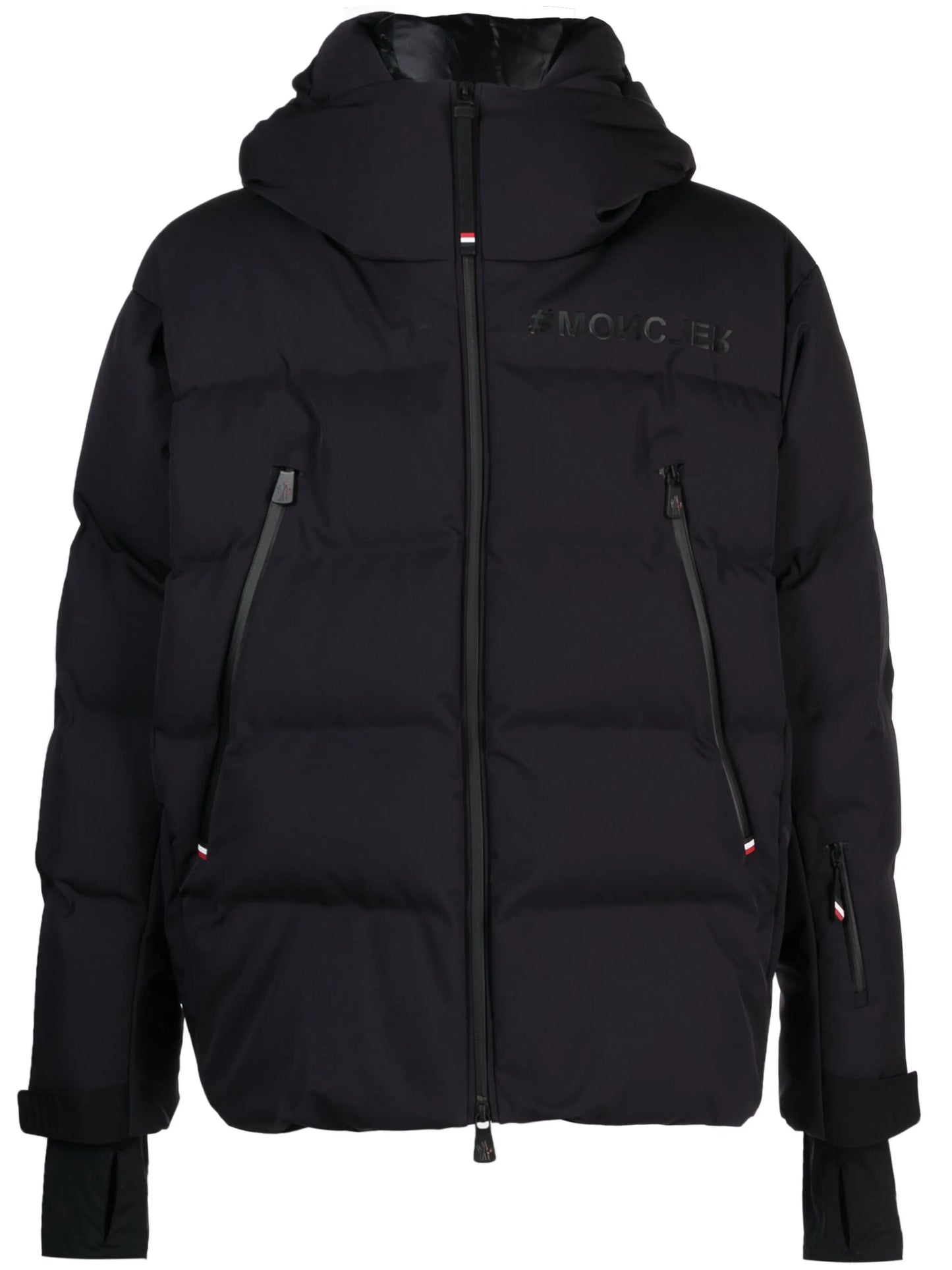 quilted hooded jacket