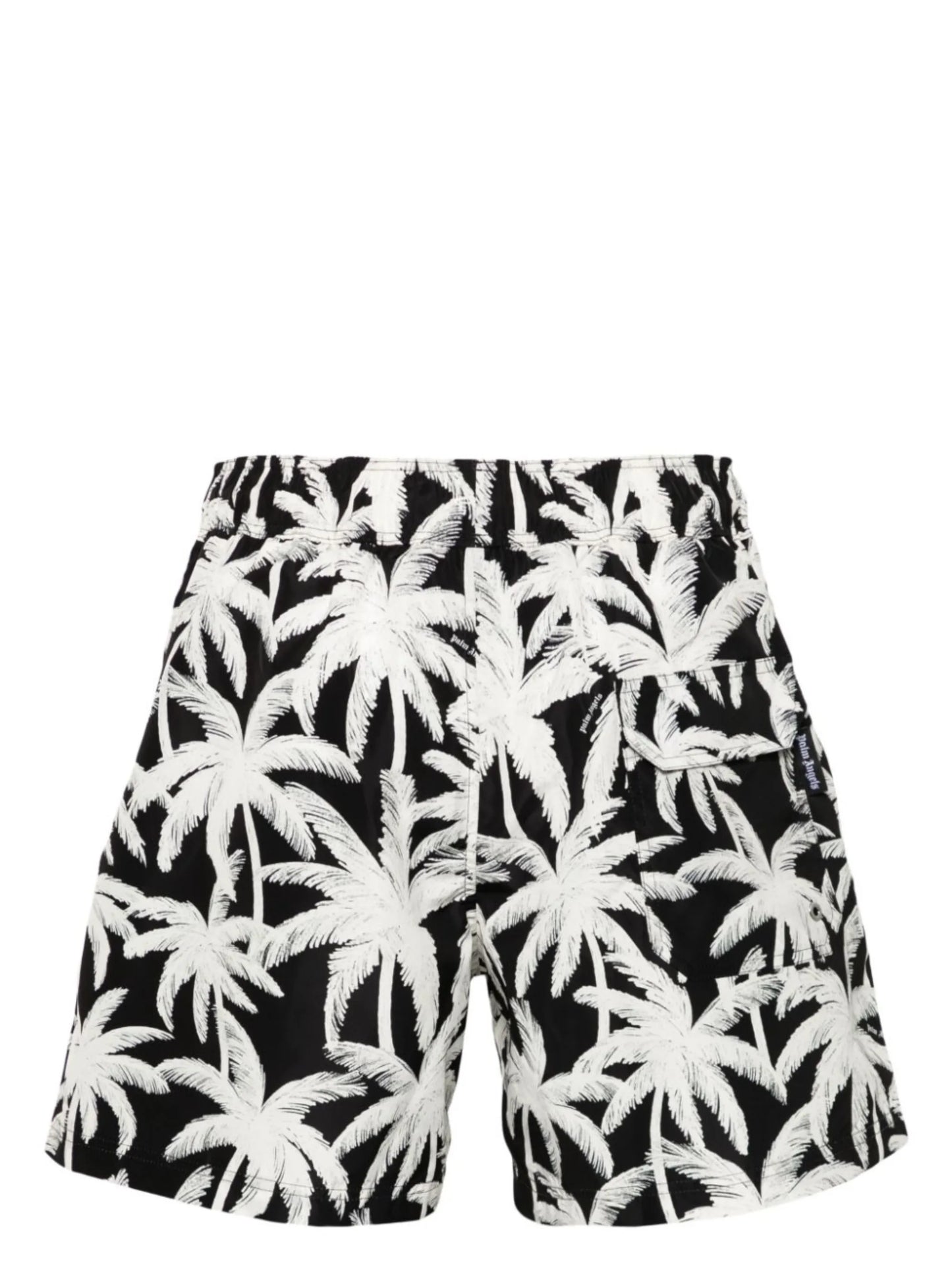 palm tree-print swim shorts