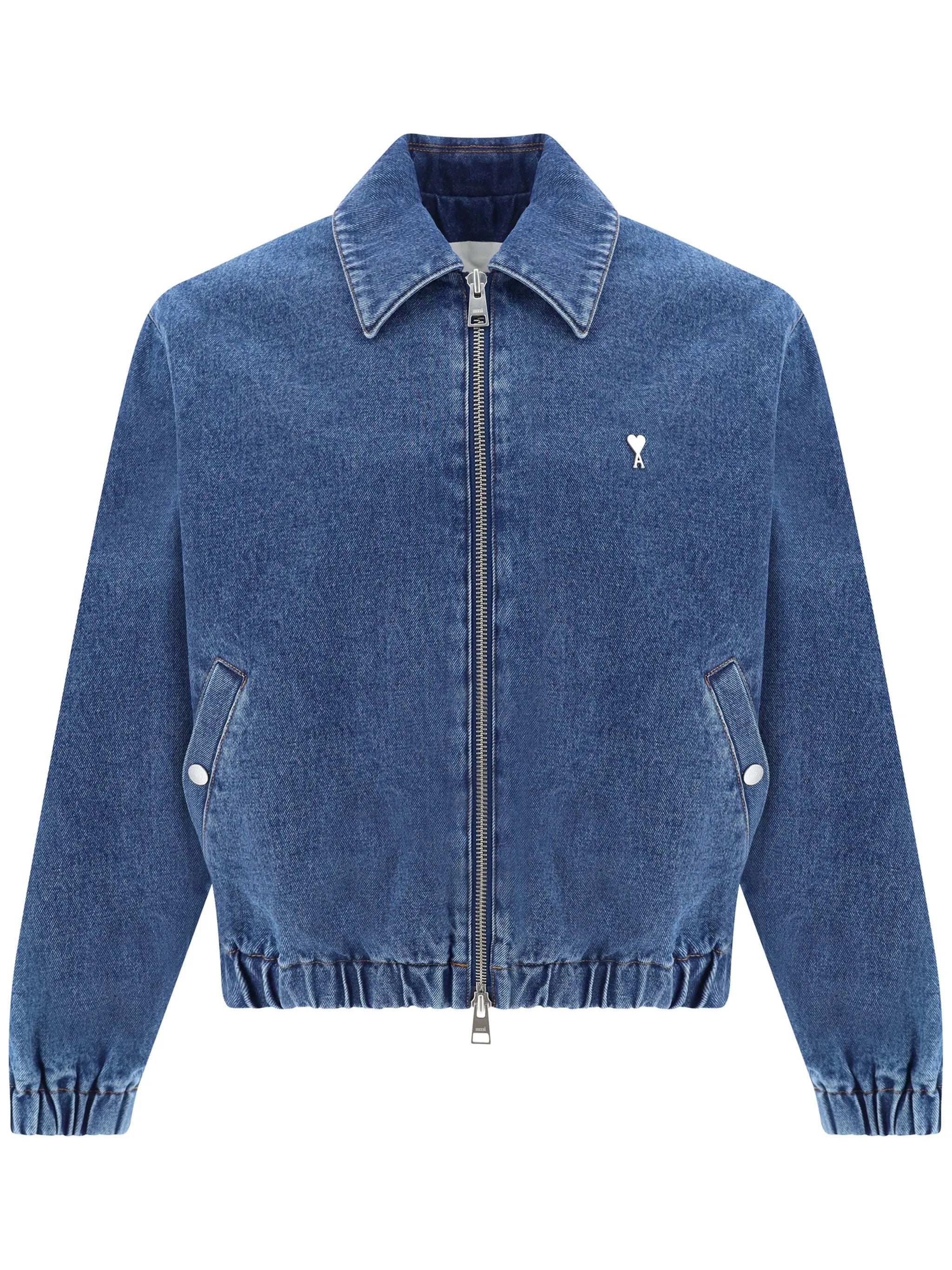 Ami de Coeur-plaque denim jacket