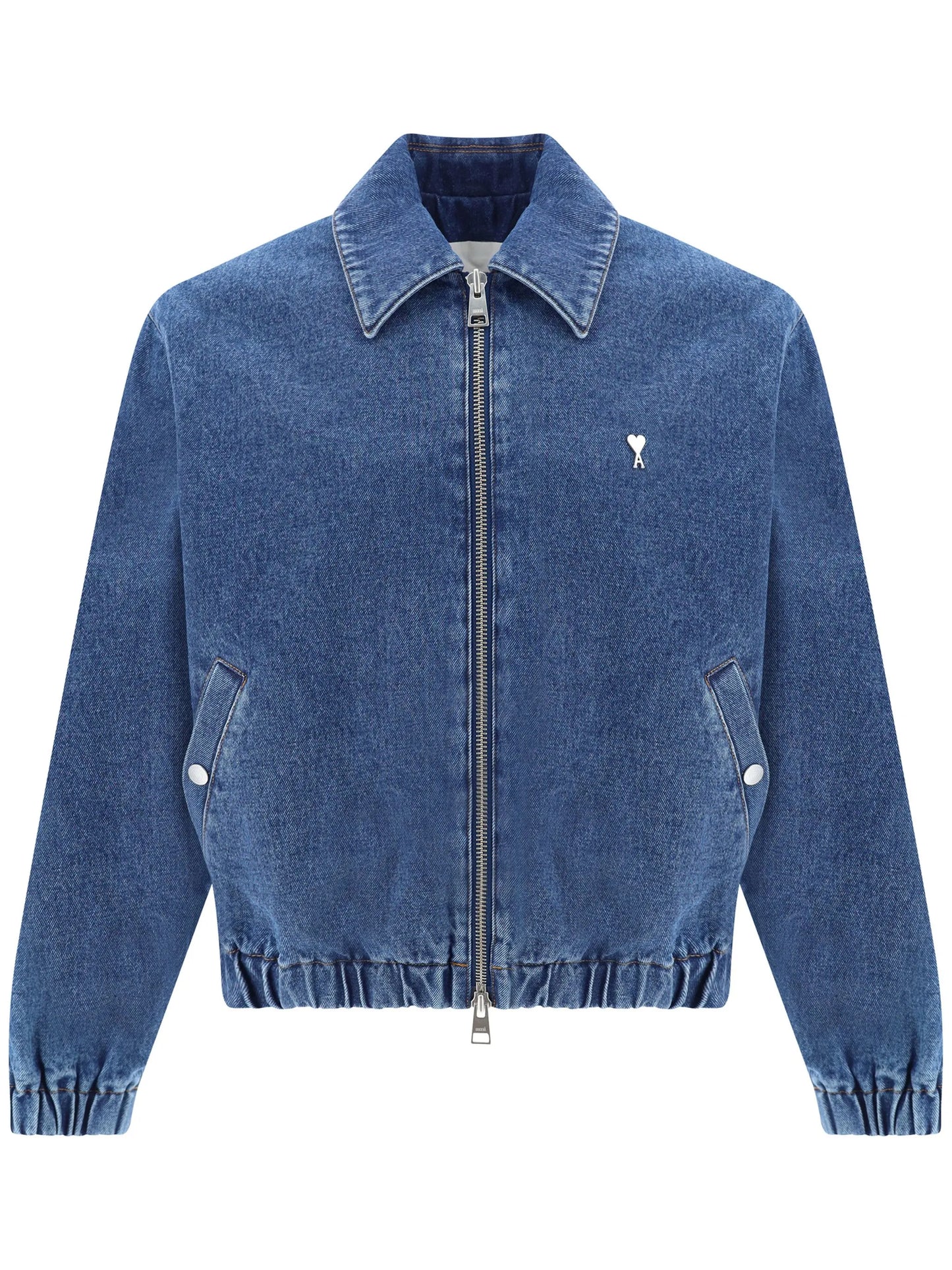 Ami de Coeur-plaque denim jacket
