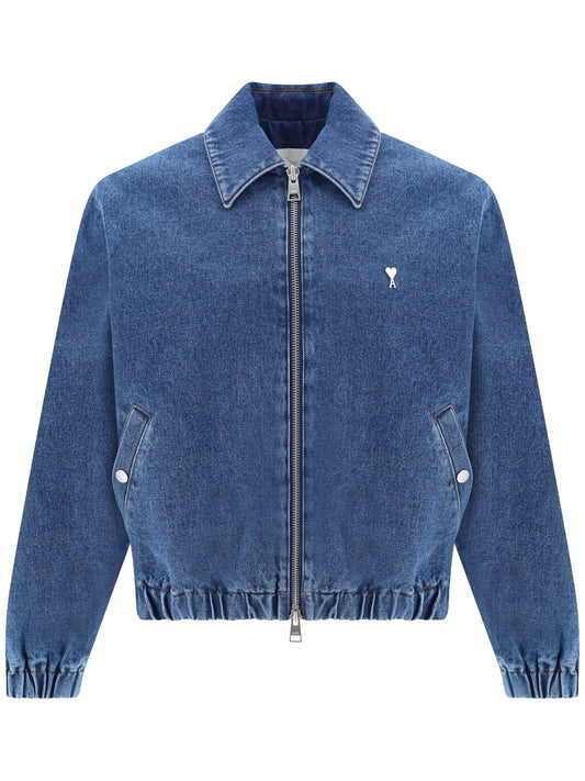 Ami de Coeur-plaque denim jacket