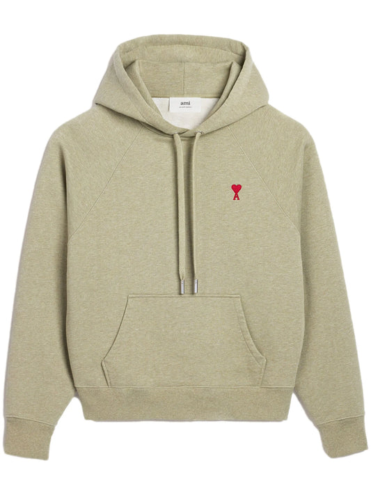 Ami de Coeur-embroidered zip-up hoodie