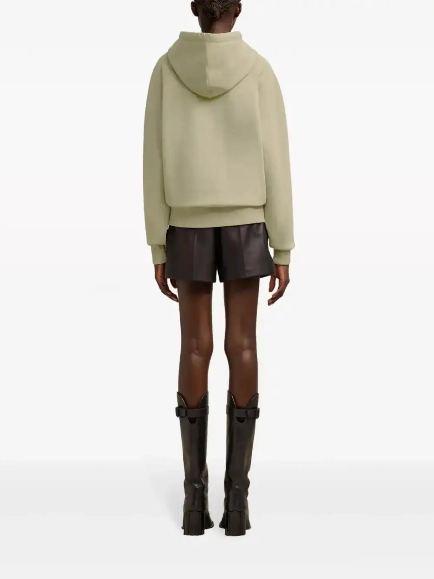 Ami de Coeur-embroidered zip-up hoodie