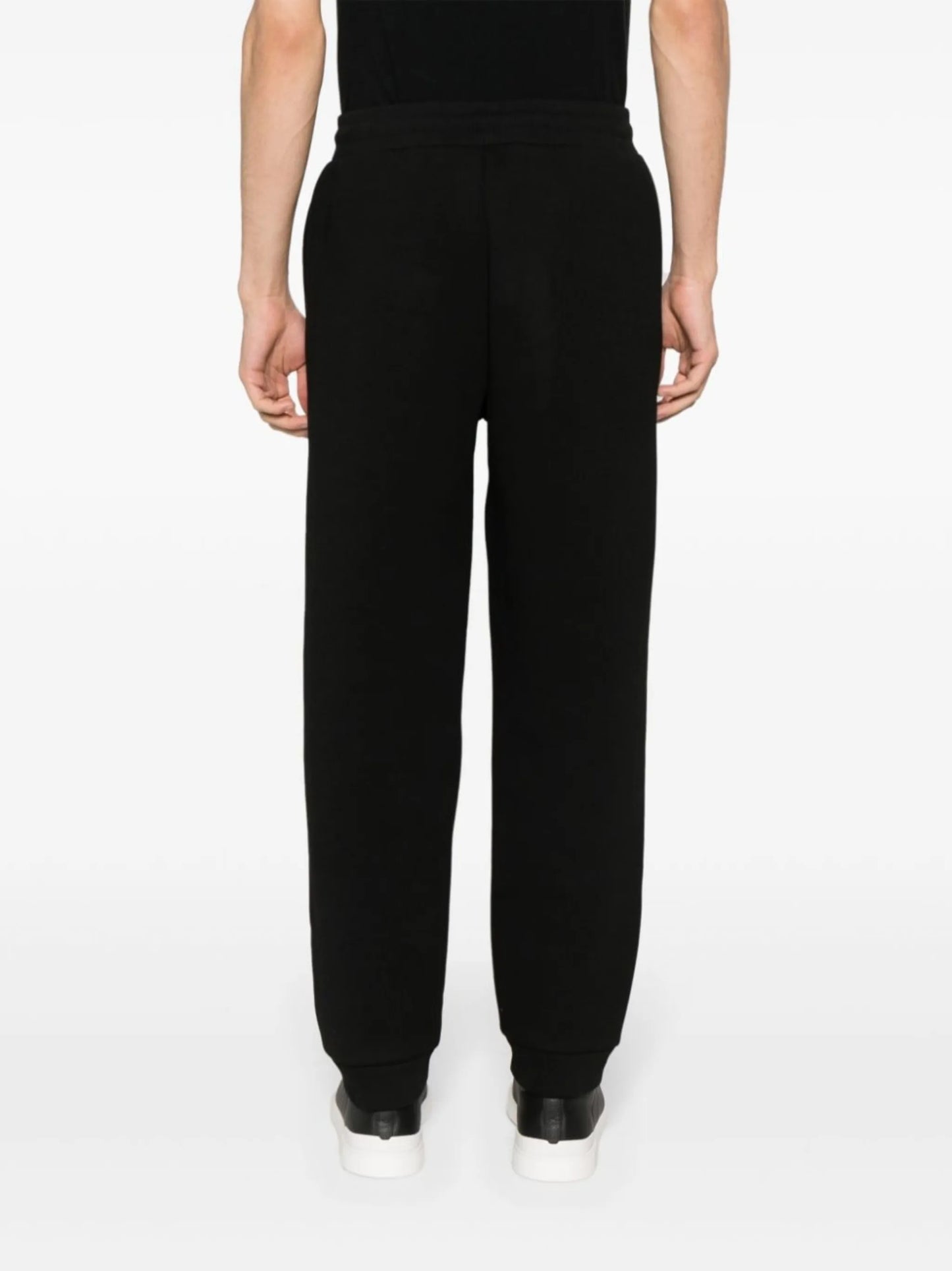 logo-embossed jersey track pants