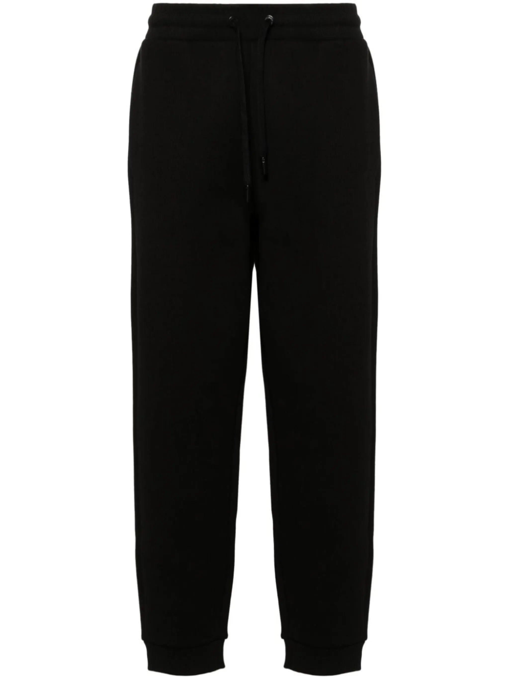 logo-embossed jersey track pants
