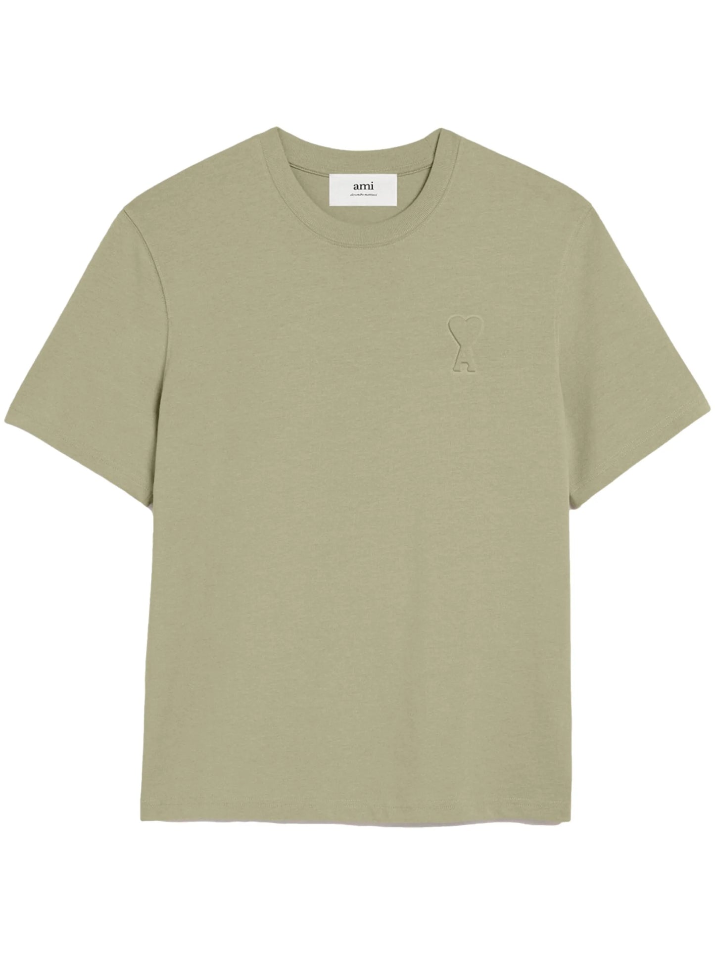 logo-embossed cotton T-shirt