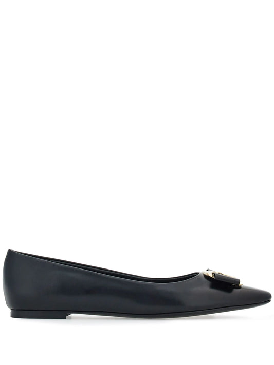 New Vara-bow lambskin ballerina shoes