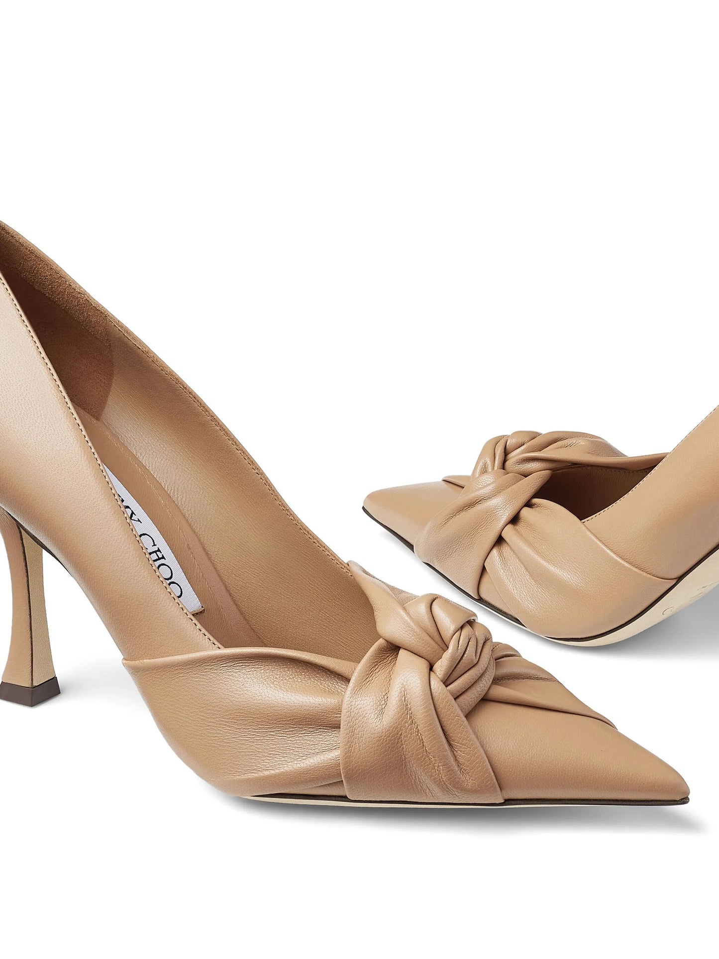 Hedera 90mm knot-detail pumps