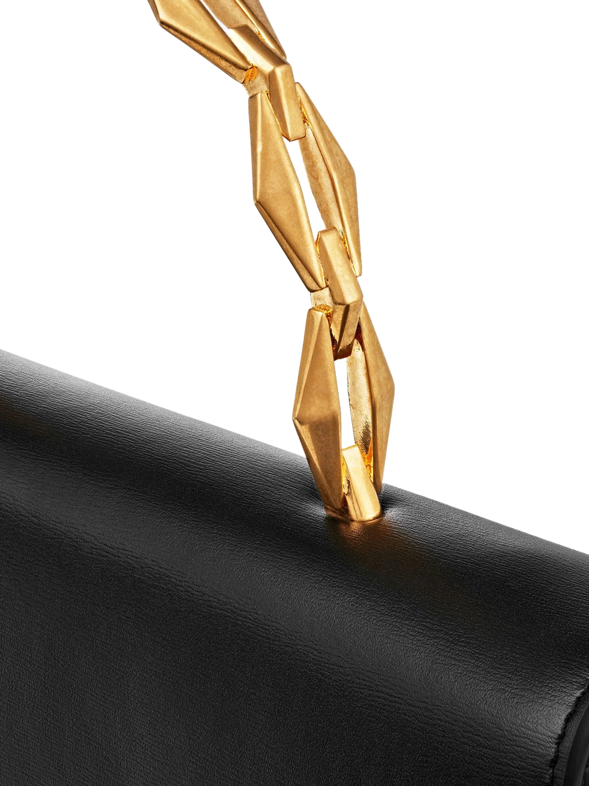 Diamond leather top-handle bag