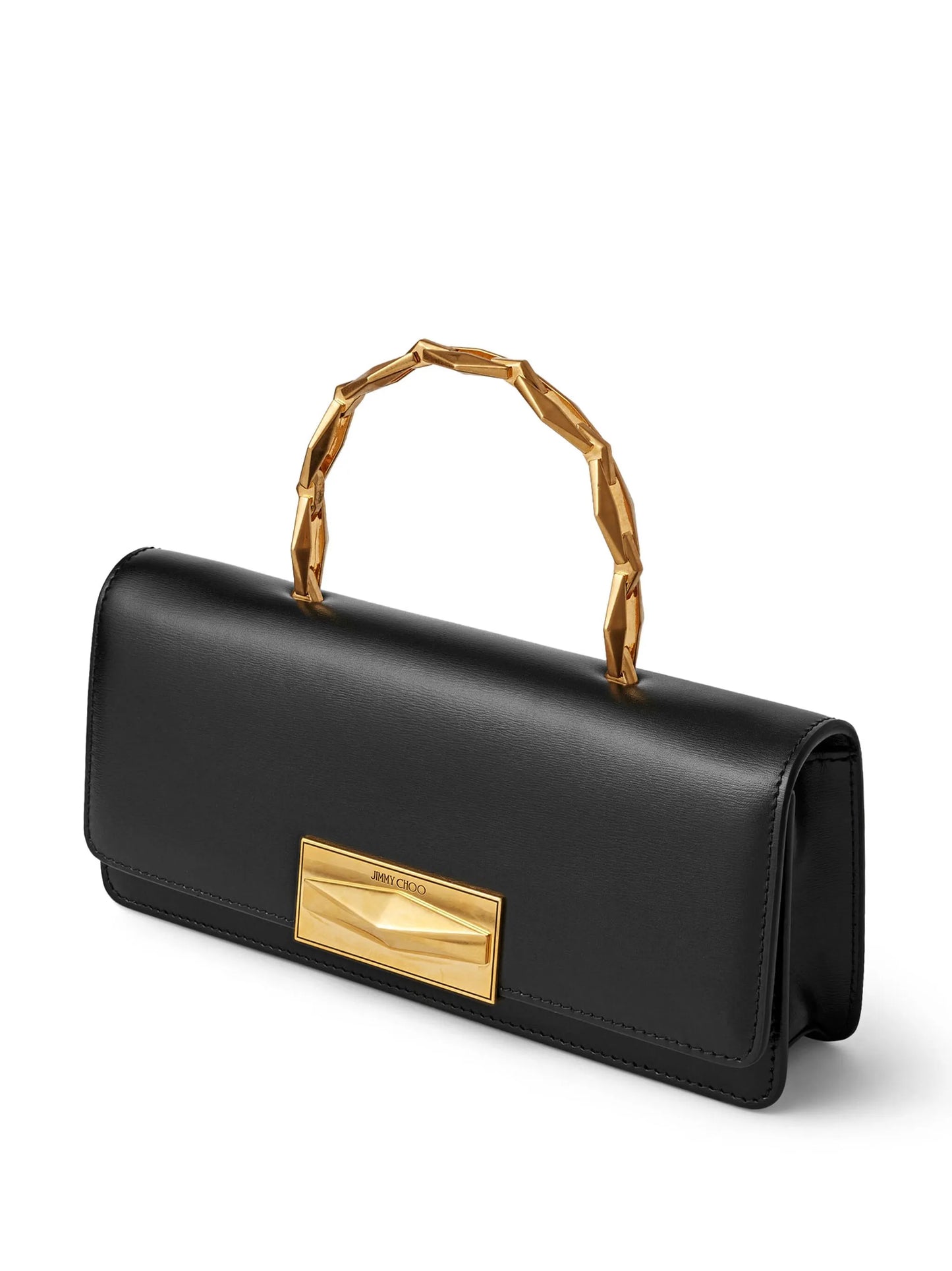 Diamond leather top-handle bag