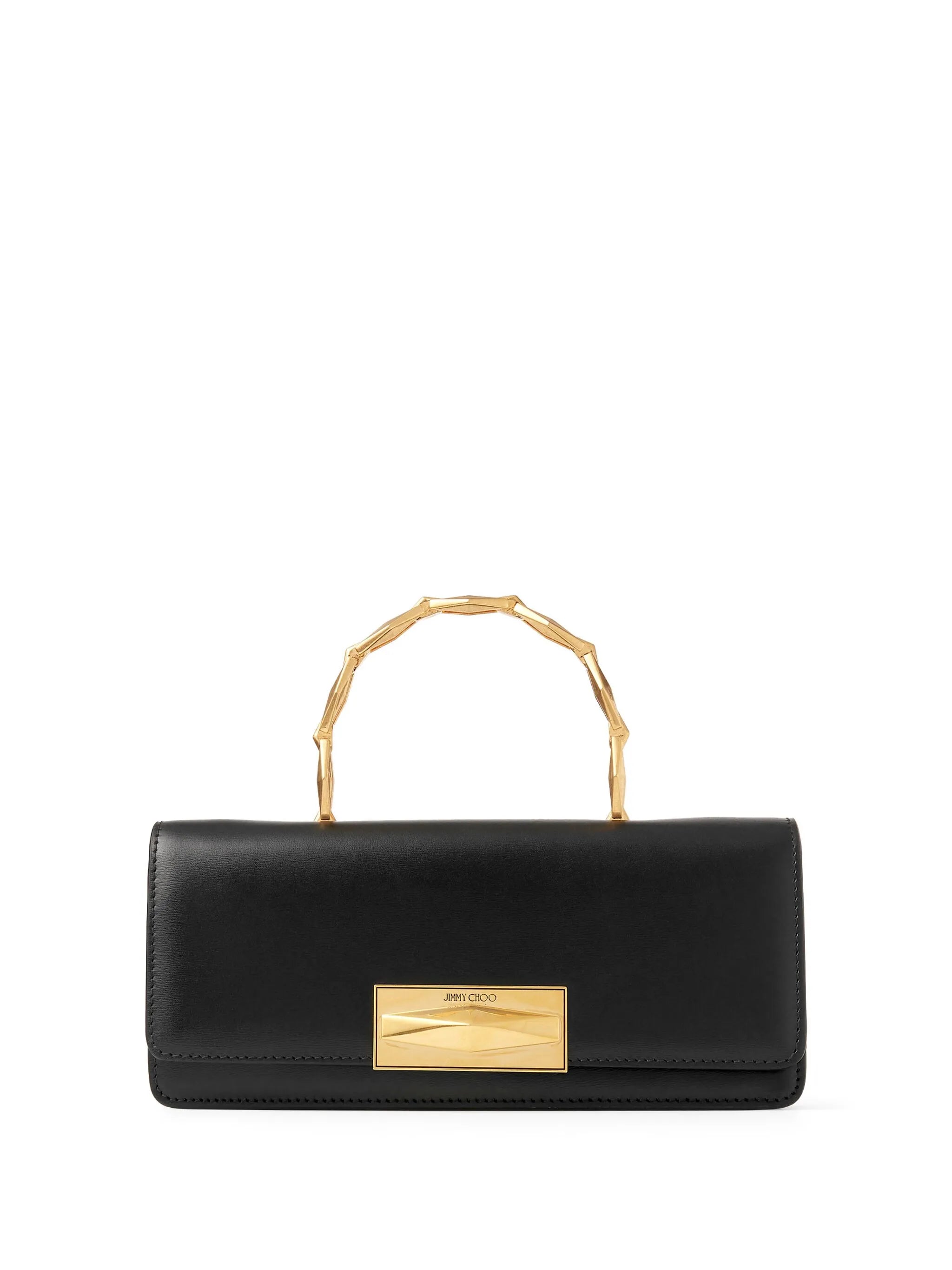 Diamond leather top-handle bag
