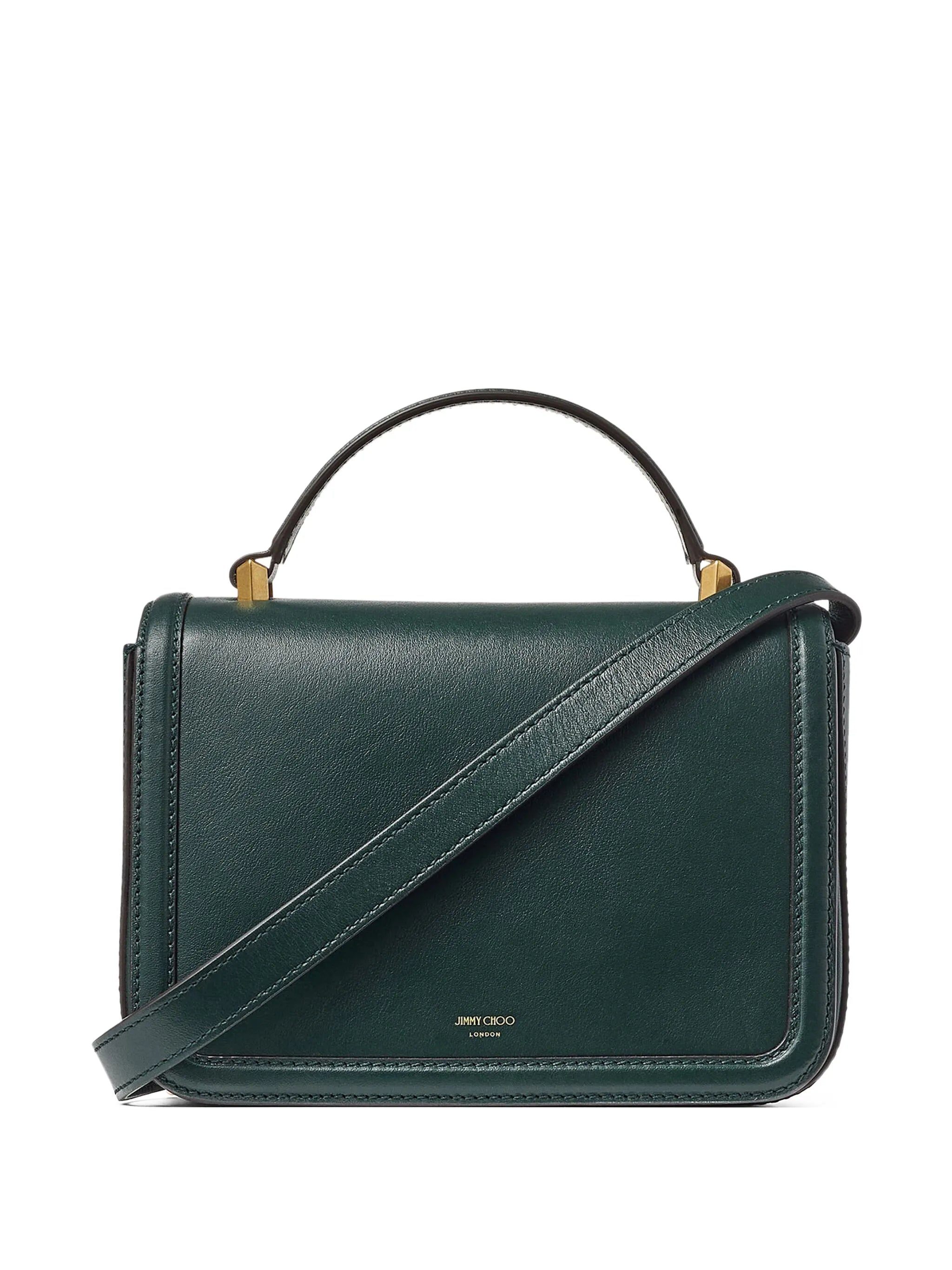 Diamond leather top-handle bag