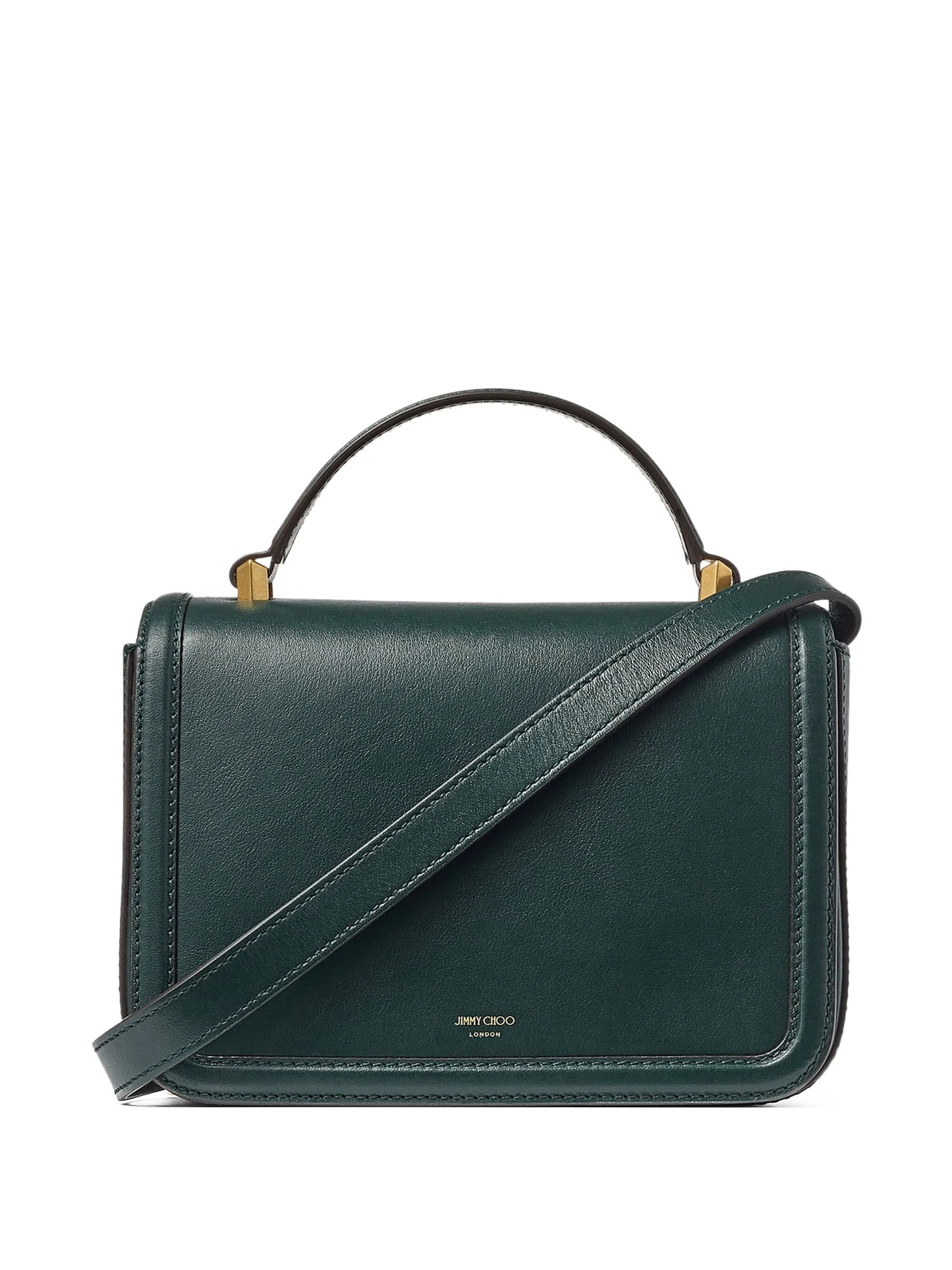 Diamond leather top-handle bag