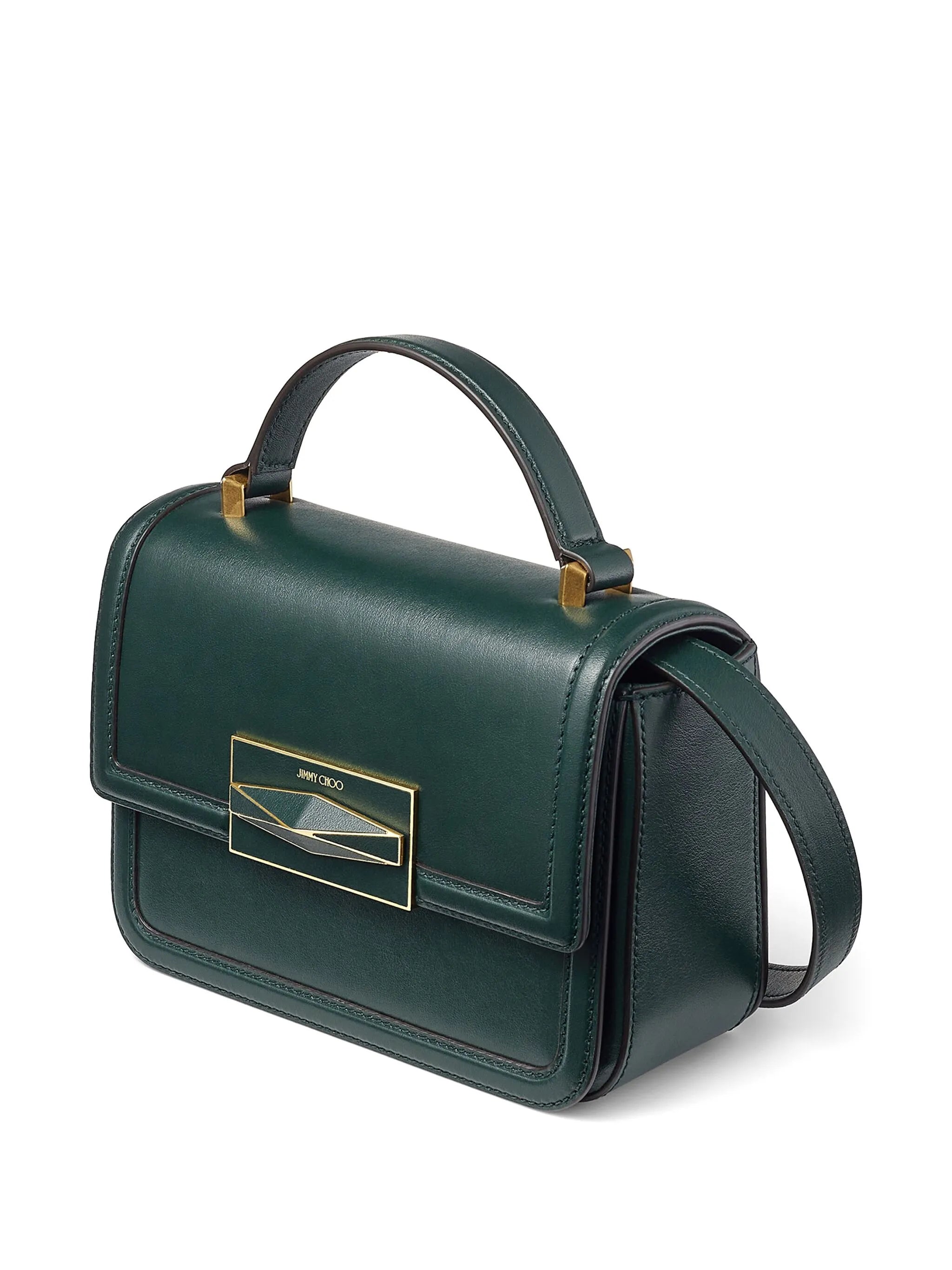 Diamond leather top-handle bag