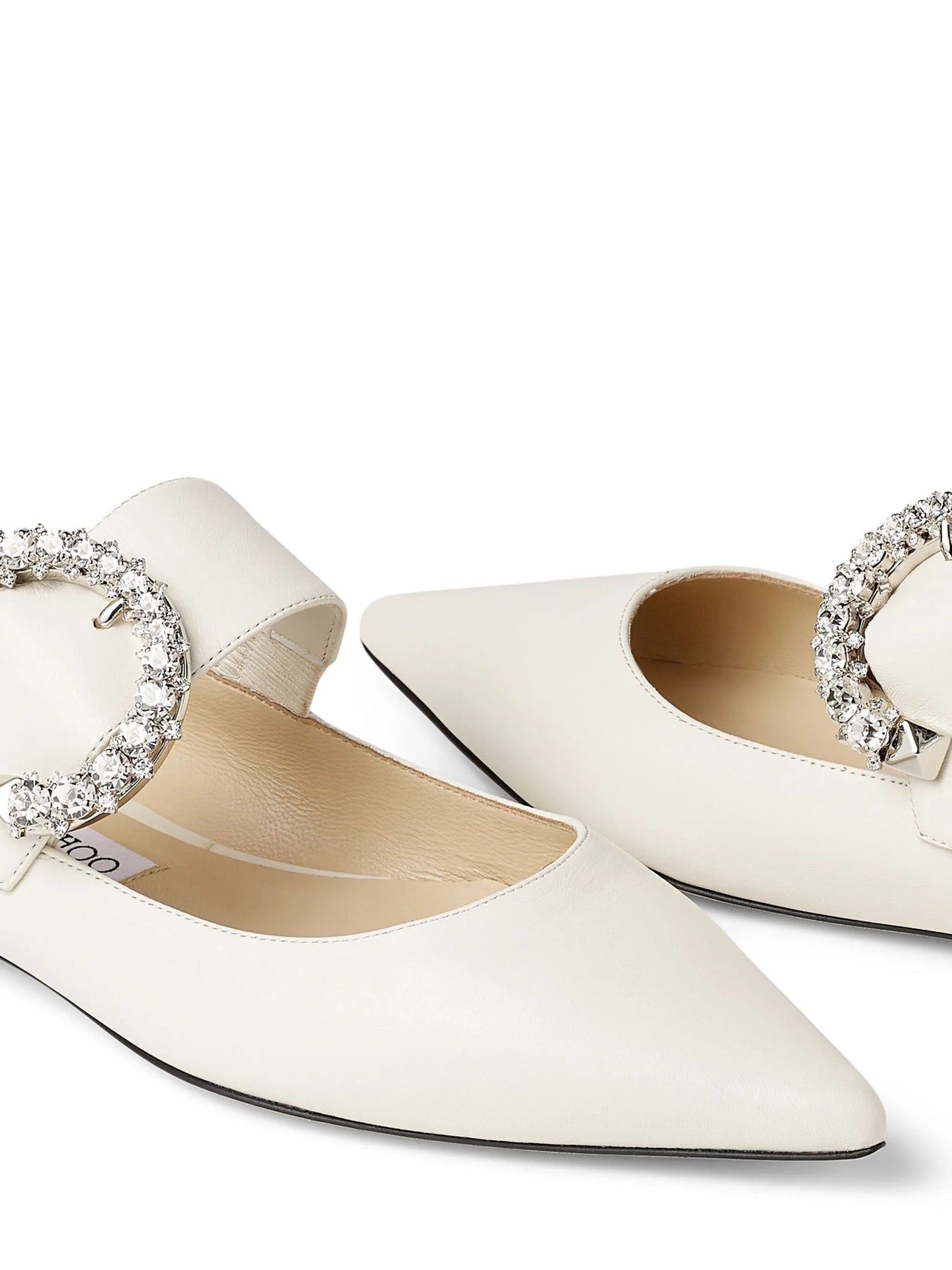 Melva crystal-embellished ballerinas