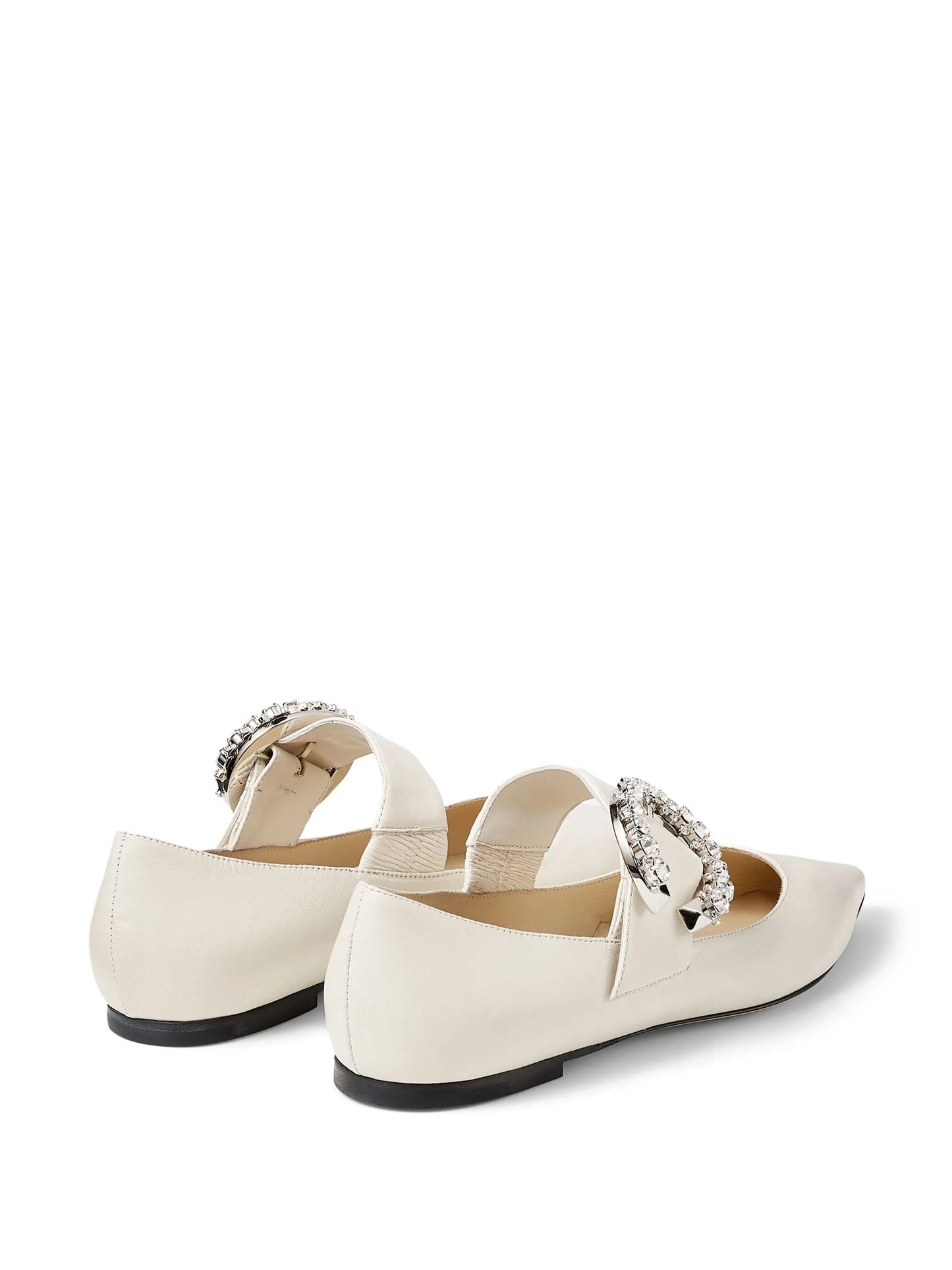 Melva crystal-embellished ballerinas