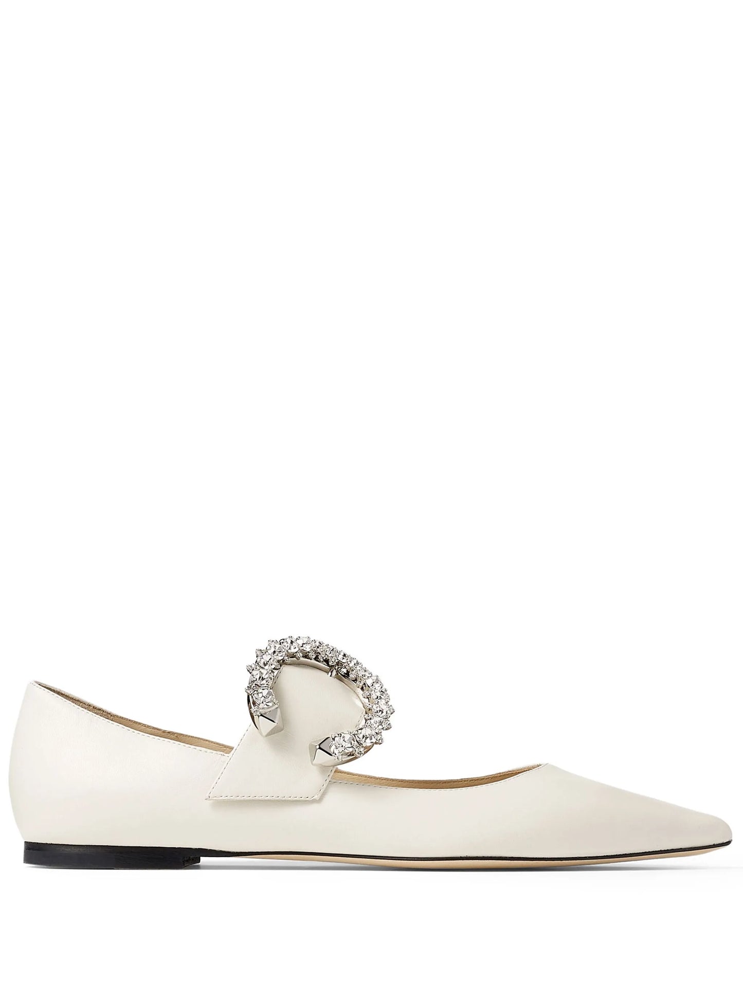 Melva crystal-embellished ballerinas