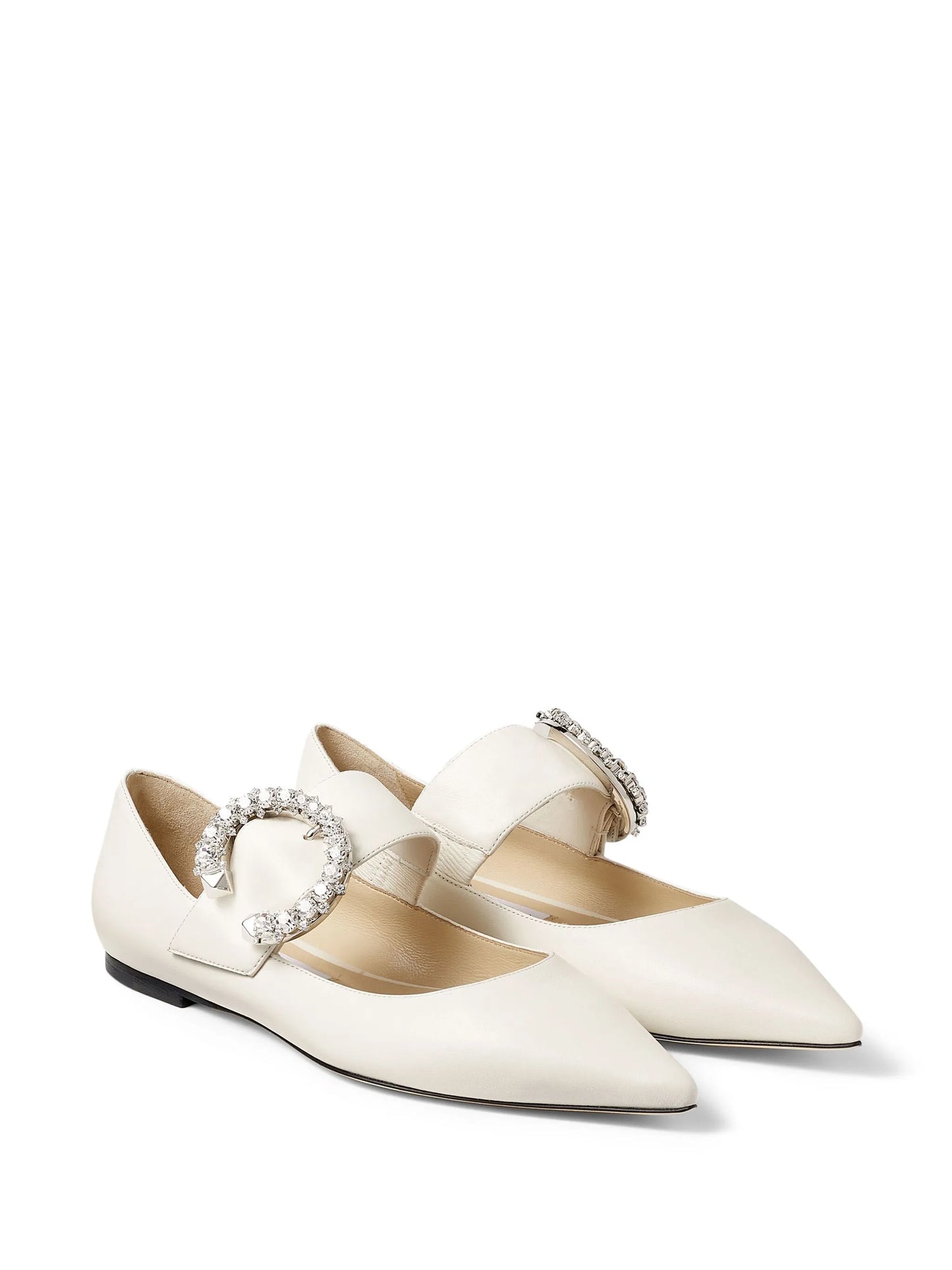 Melva crystal-embellished ballerinas