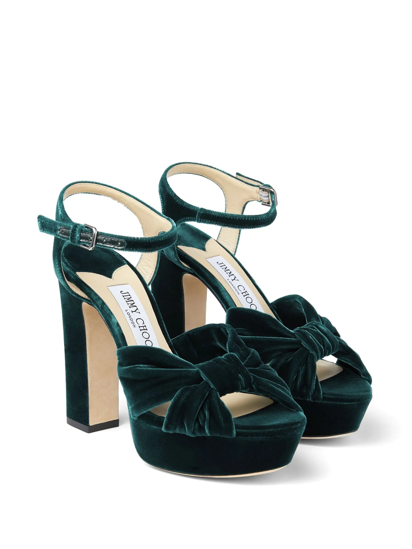 Heloise 120mm velvet pumps