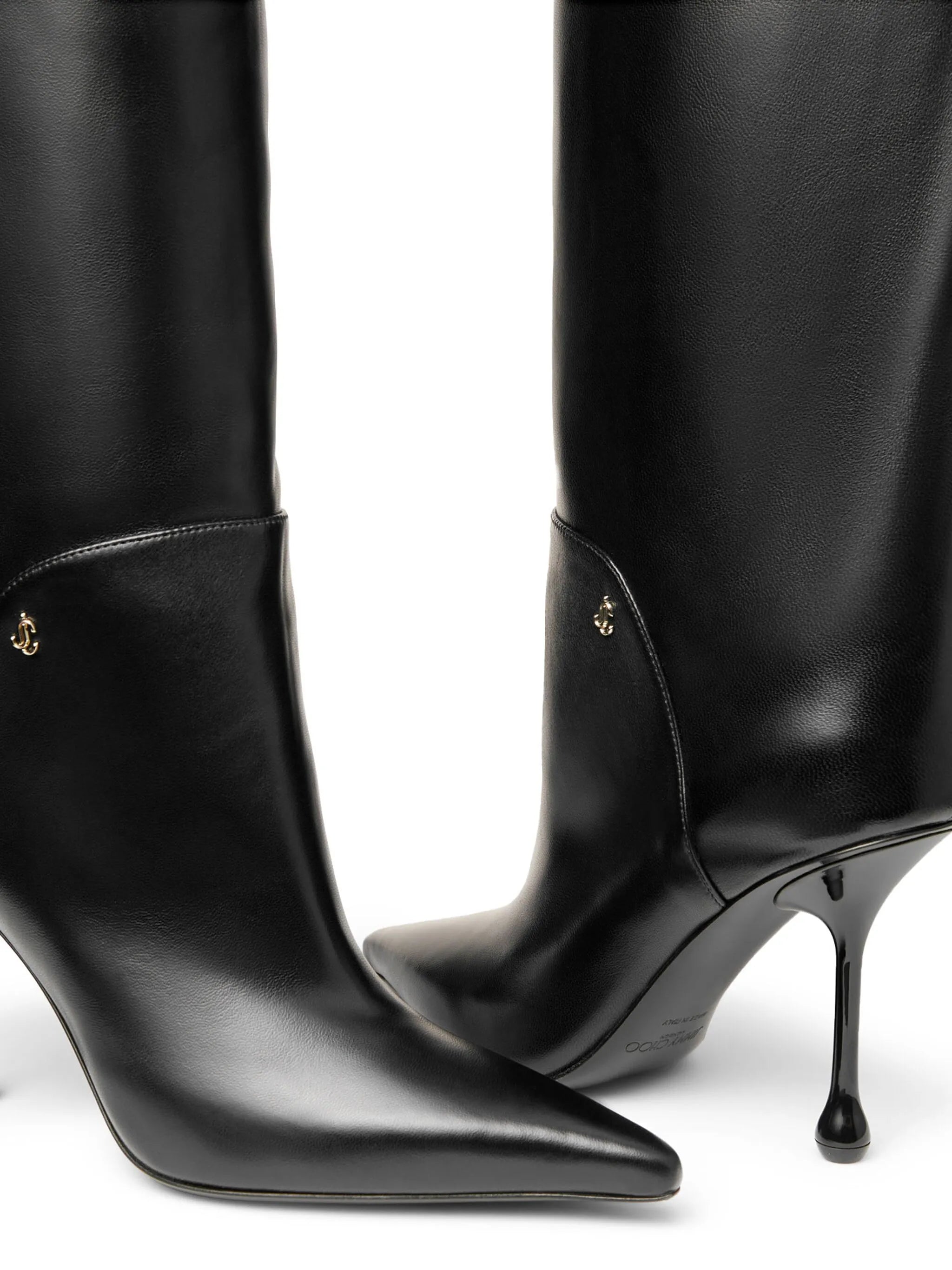 Cycas 95mm knee-high leather boots