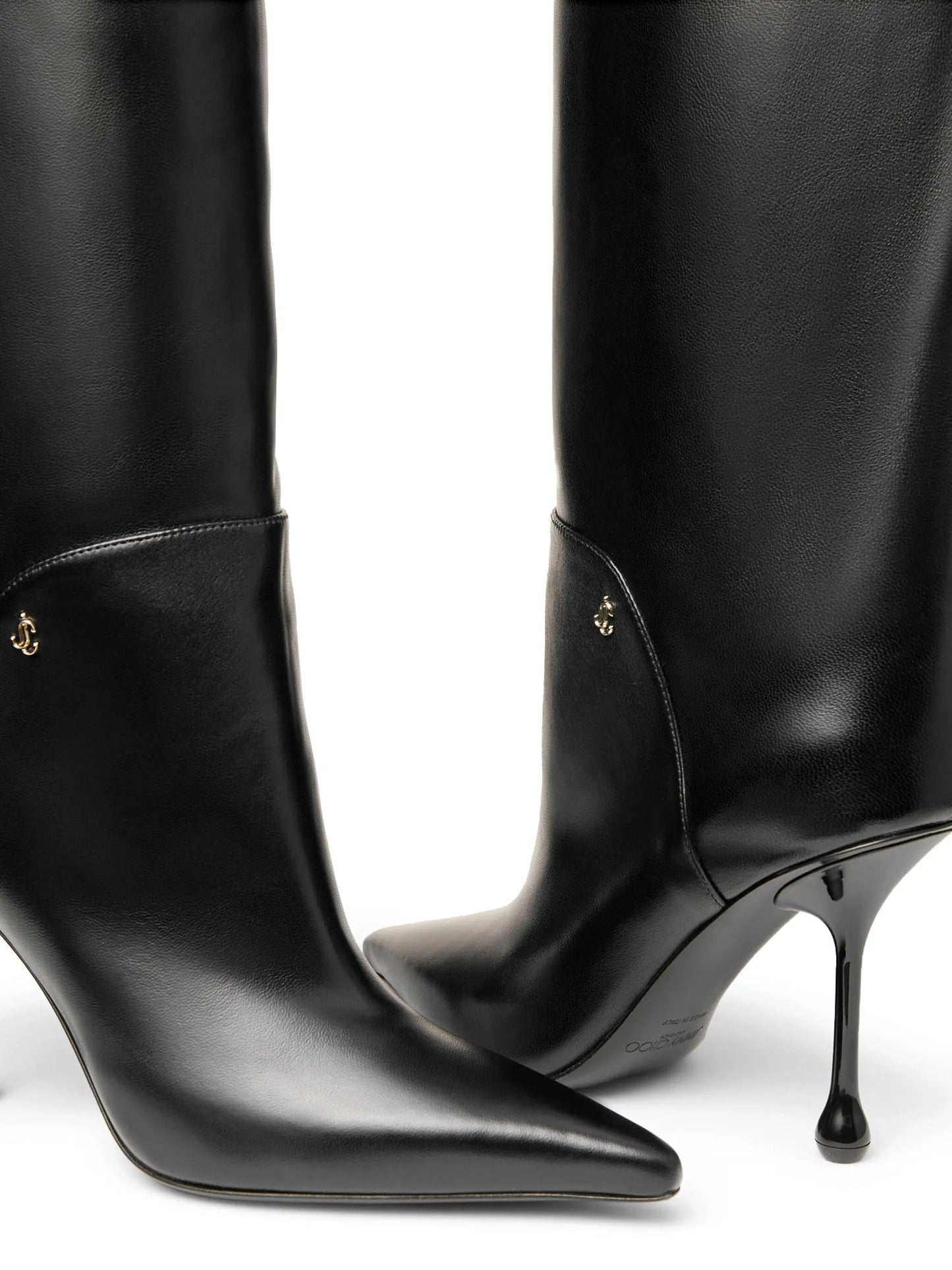 Cycas 95mm knee-high leather boots
