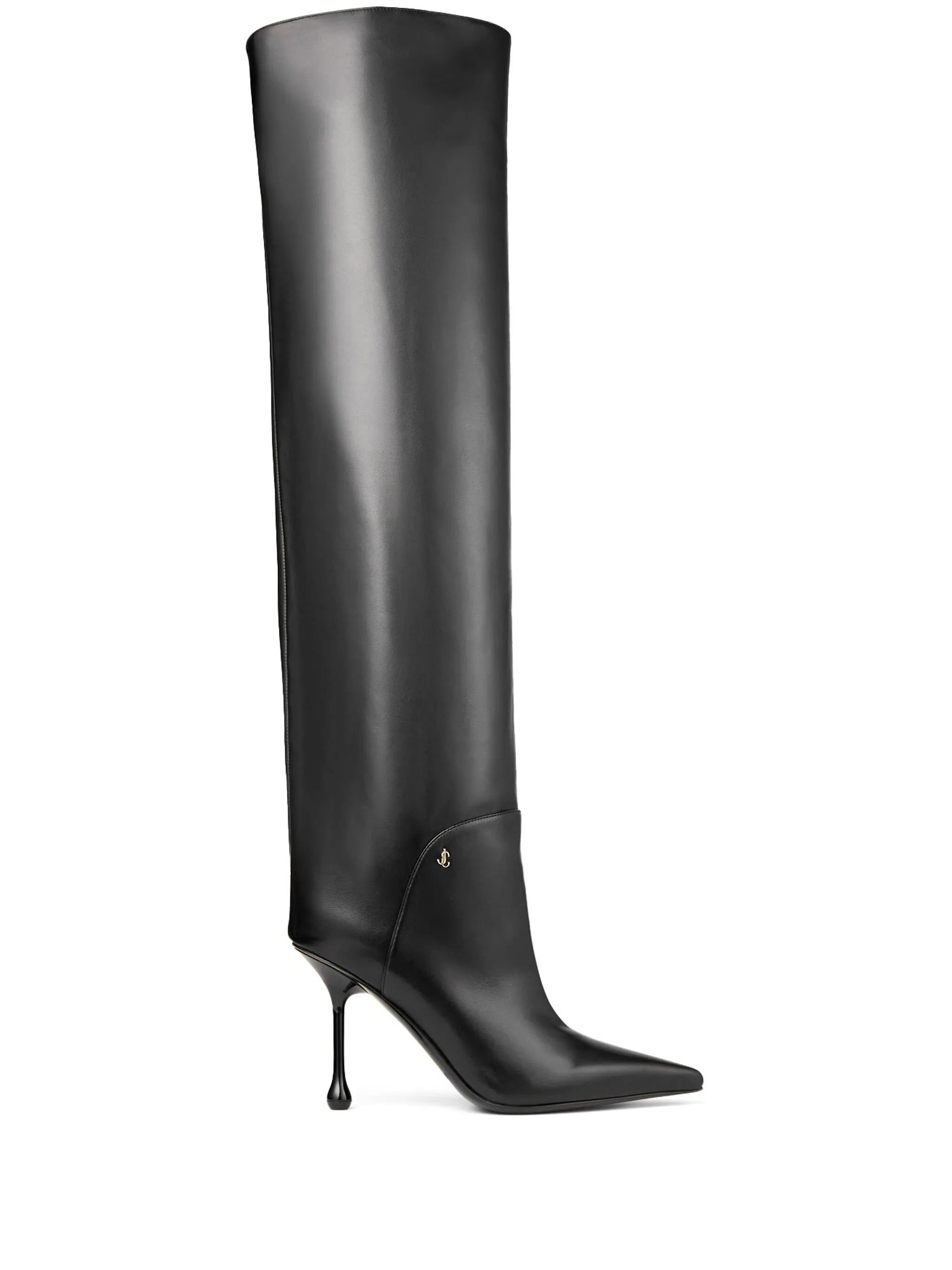 Cycas 95mm knee-high leather boots