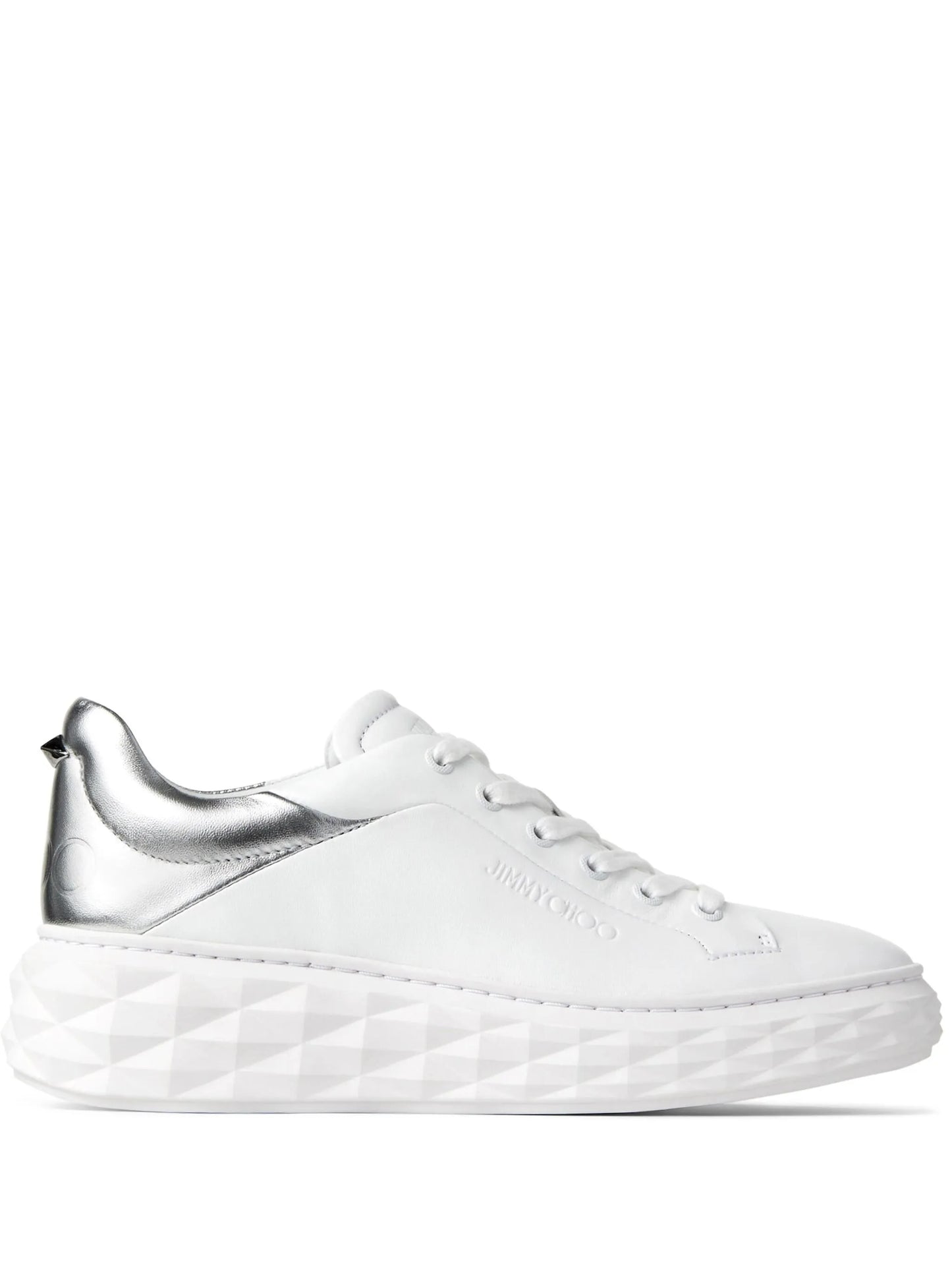 Diamond Maxi/F II leather sneakers
