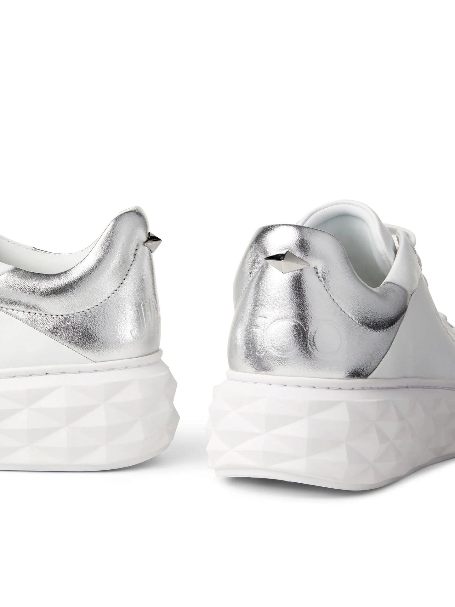 Diamond Maxi/F II leather sneakers