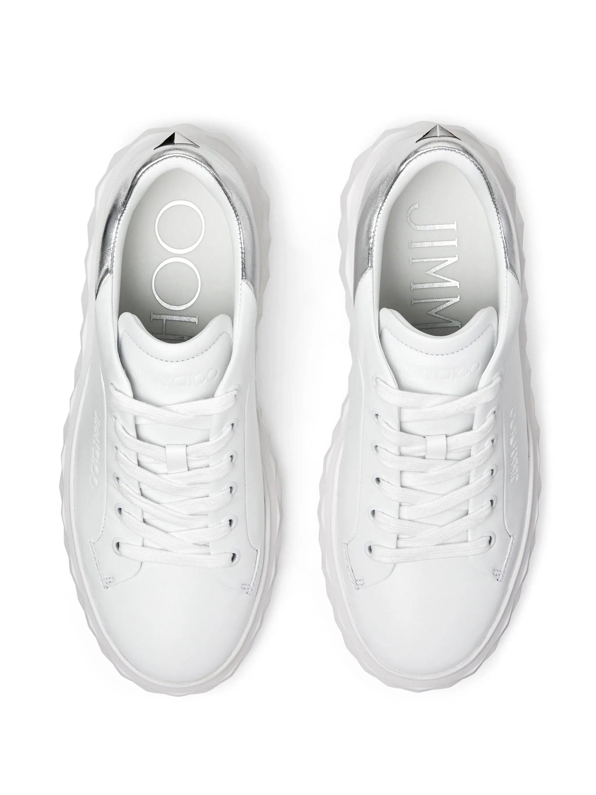Diamond Maxi/F II leather sneakers