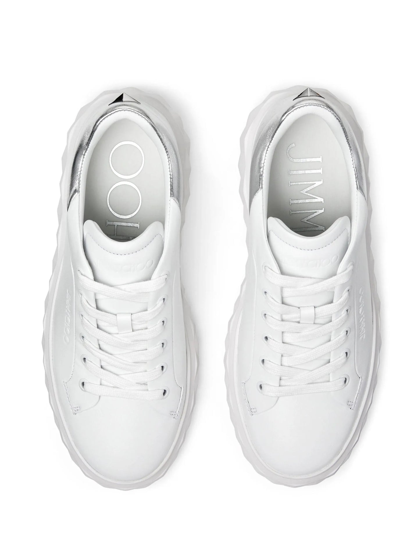 Diamond Maxi/F II leather sneakers