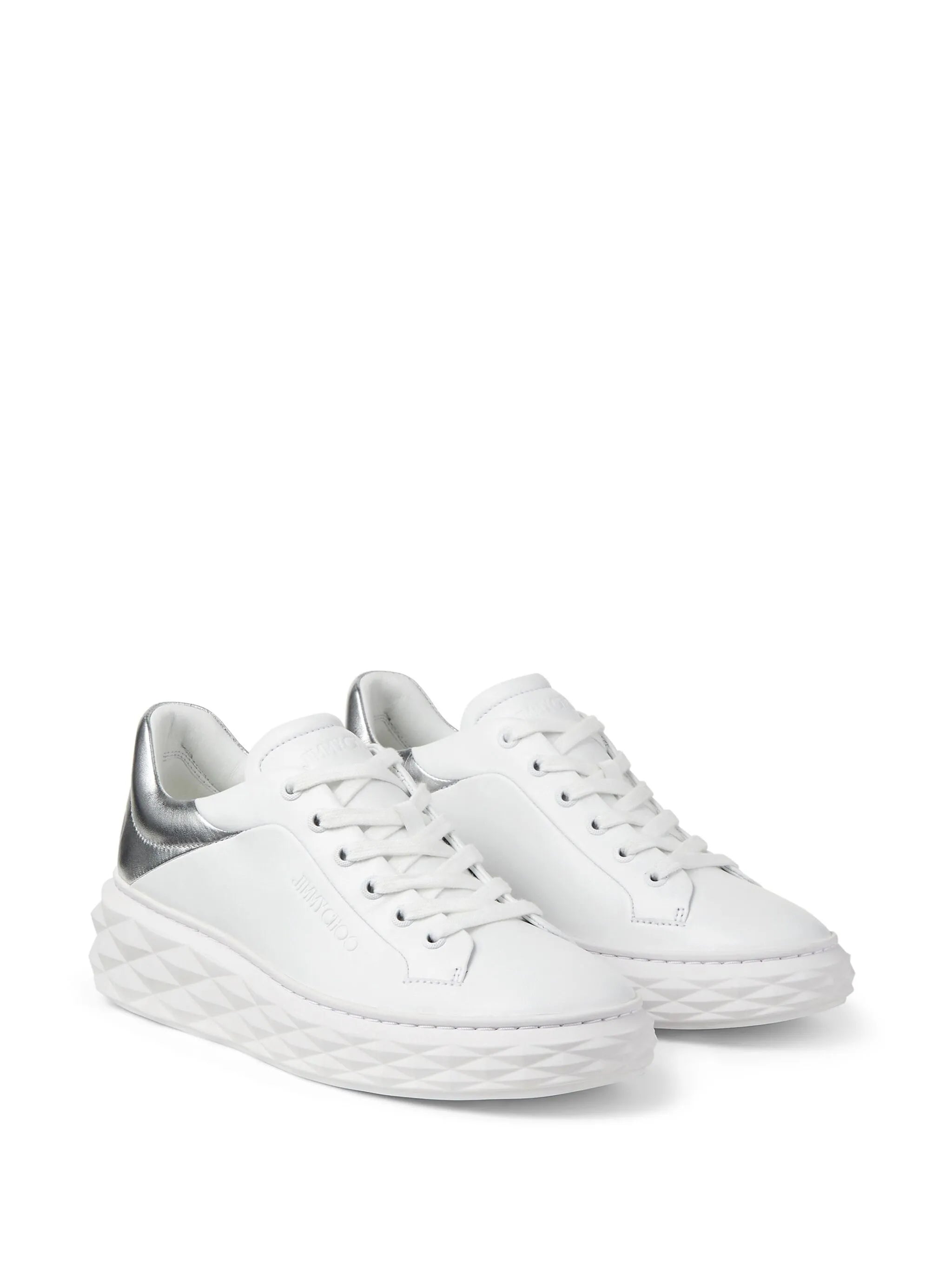 Diamond Maxi/F II leather sneakers