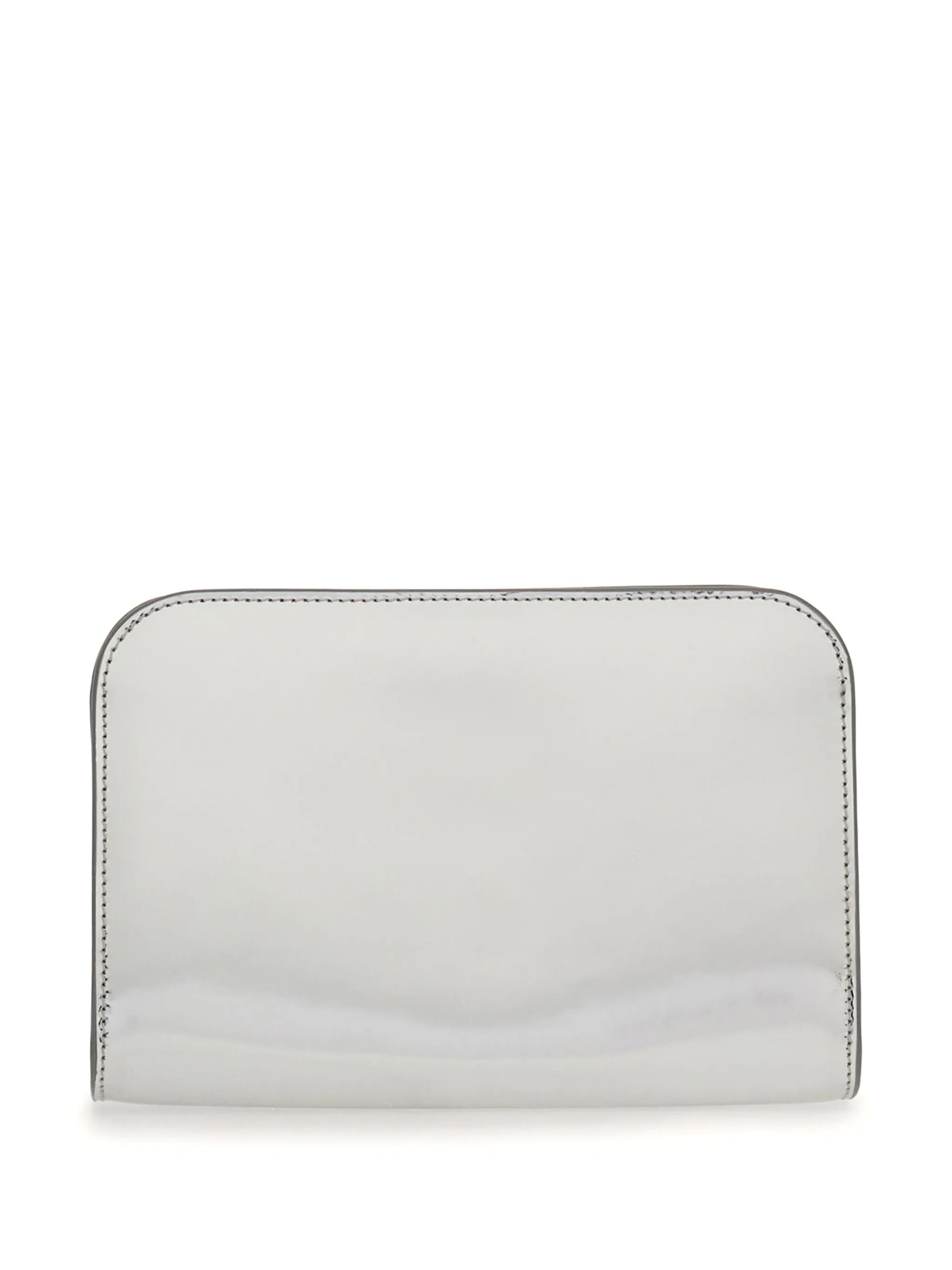 mini Diana metallic-finish clutch