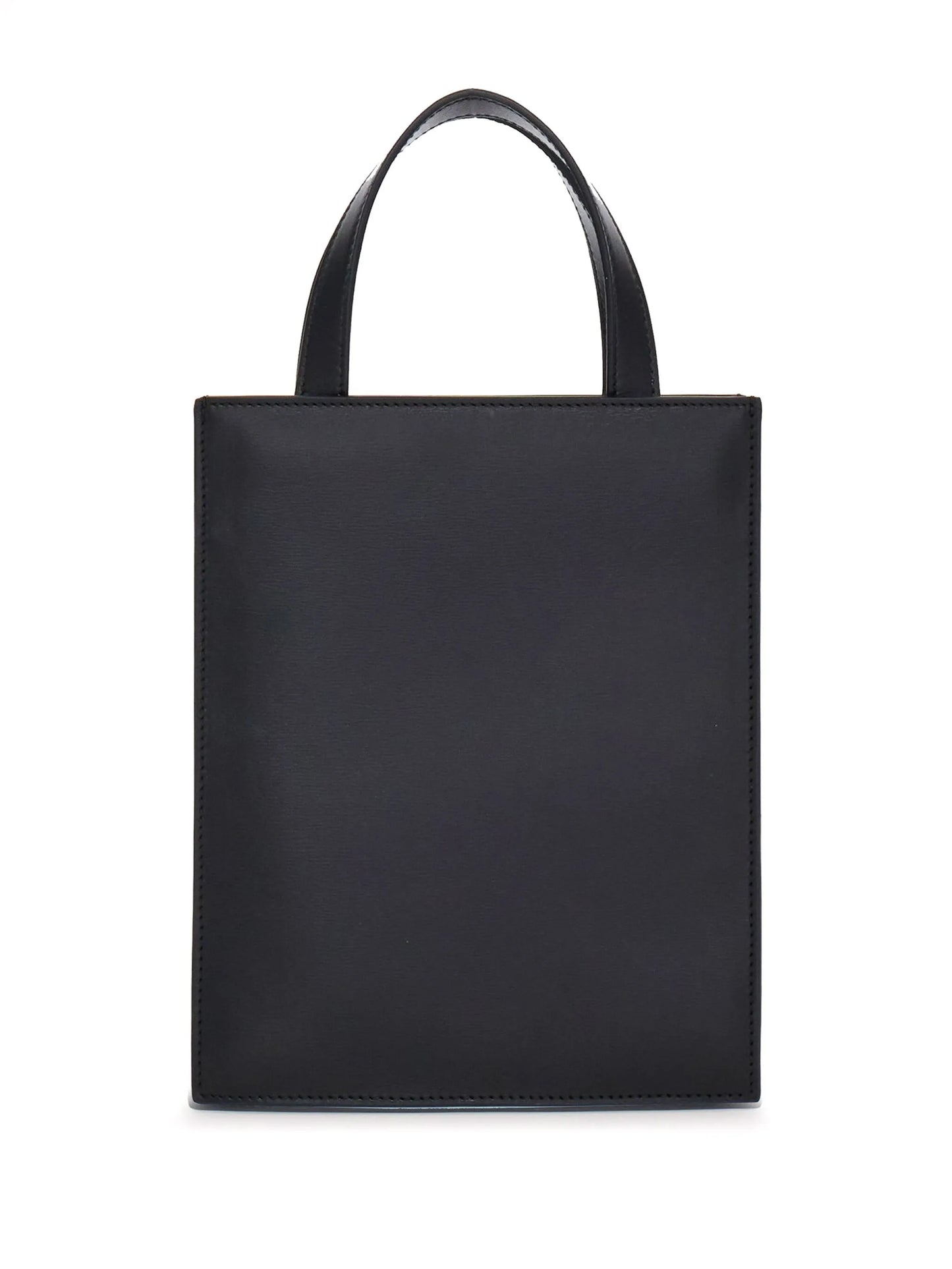 Gancini-plaque leather minibag