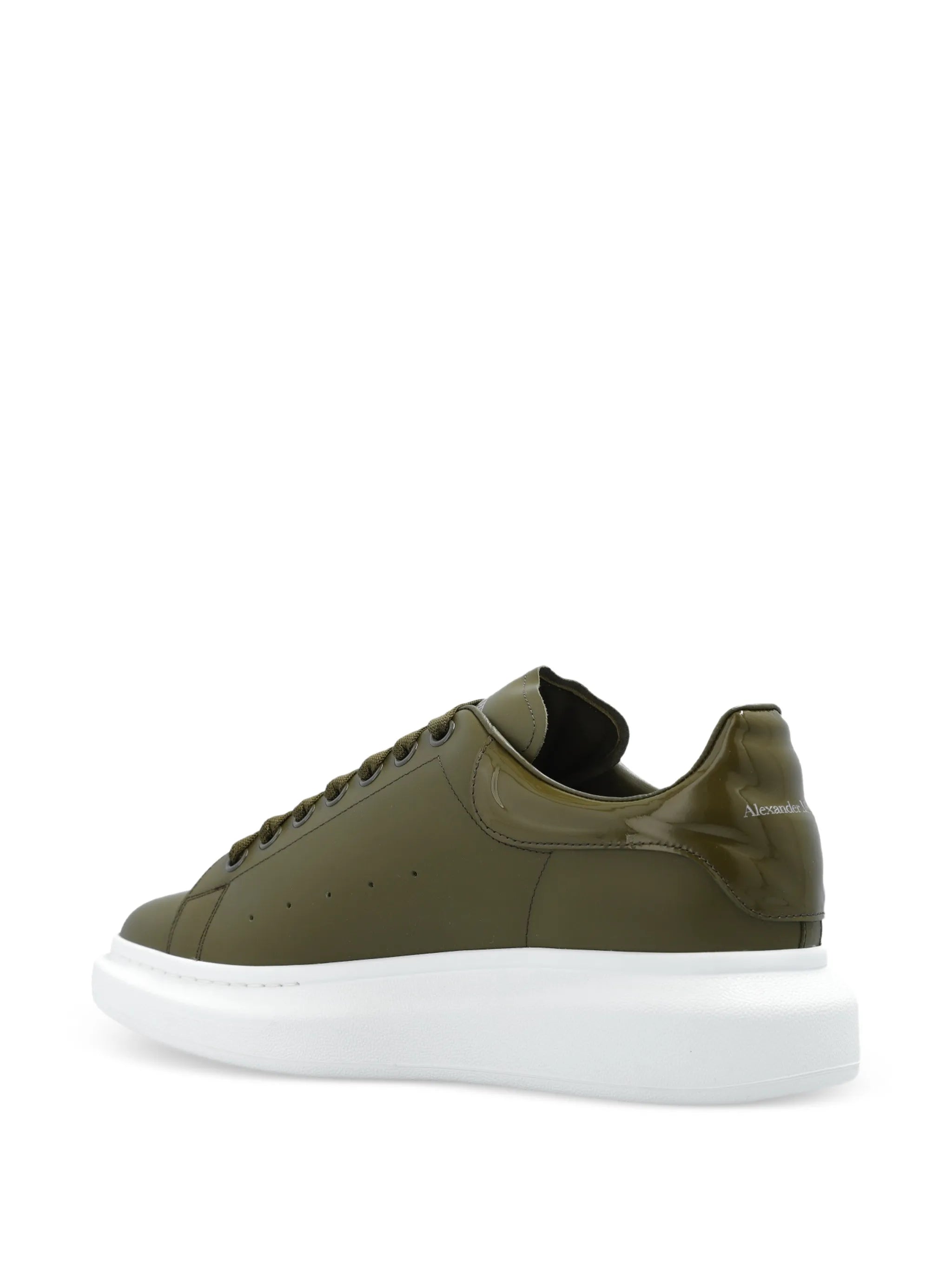 Oversized leather sneakers
