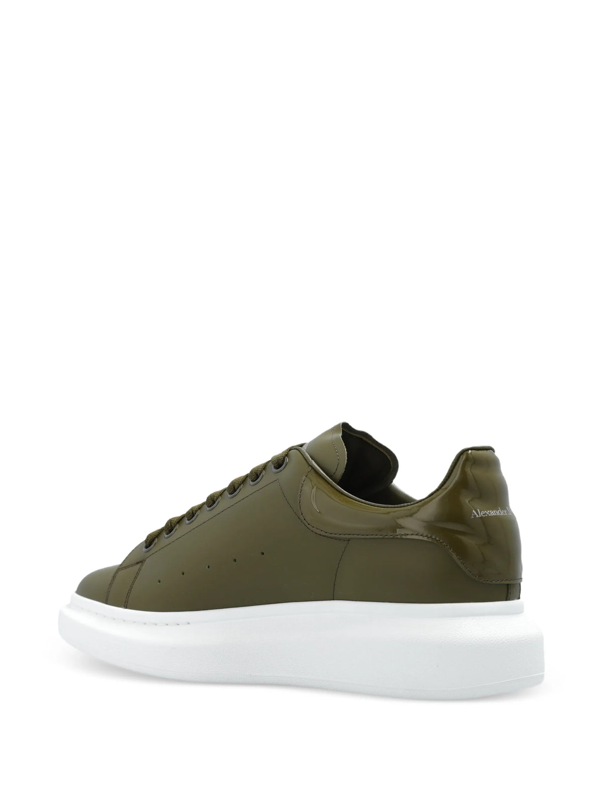 Oversized leather sneakers