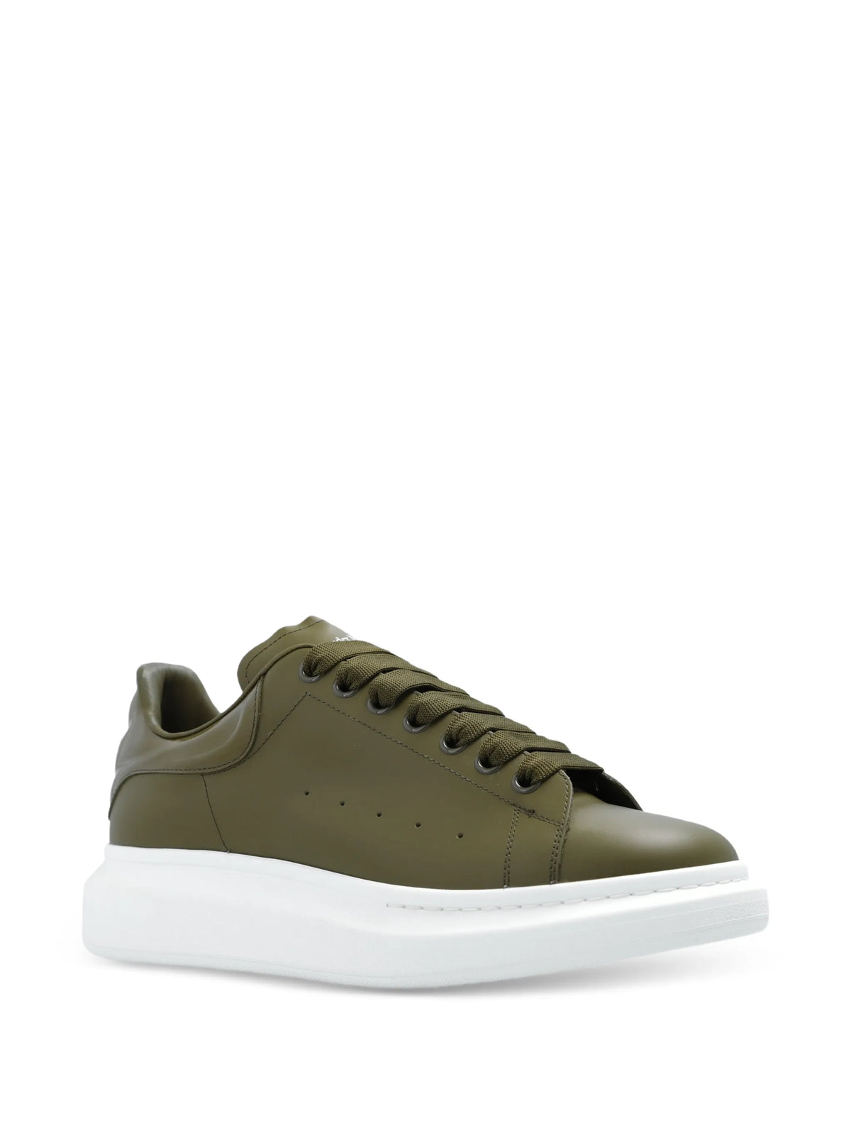Oversized leather sneakers