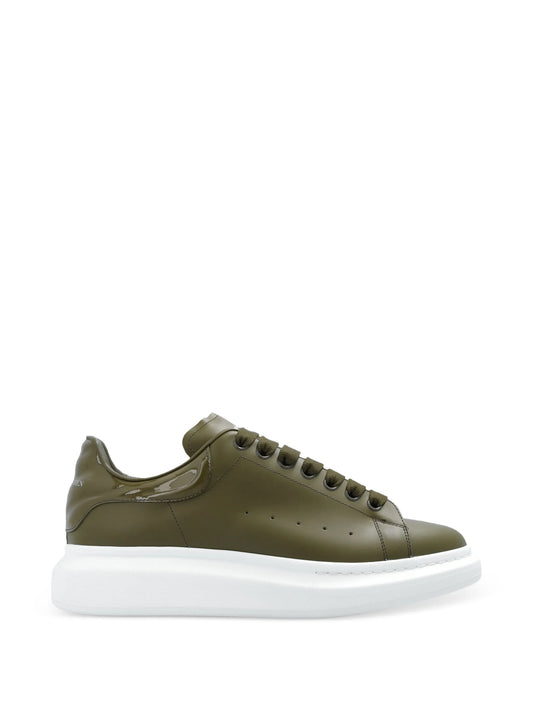 Oversized leather sneakers