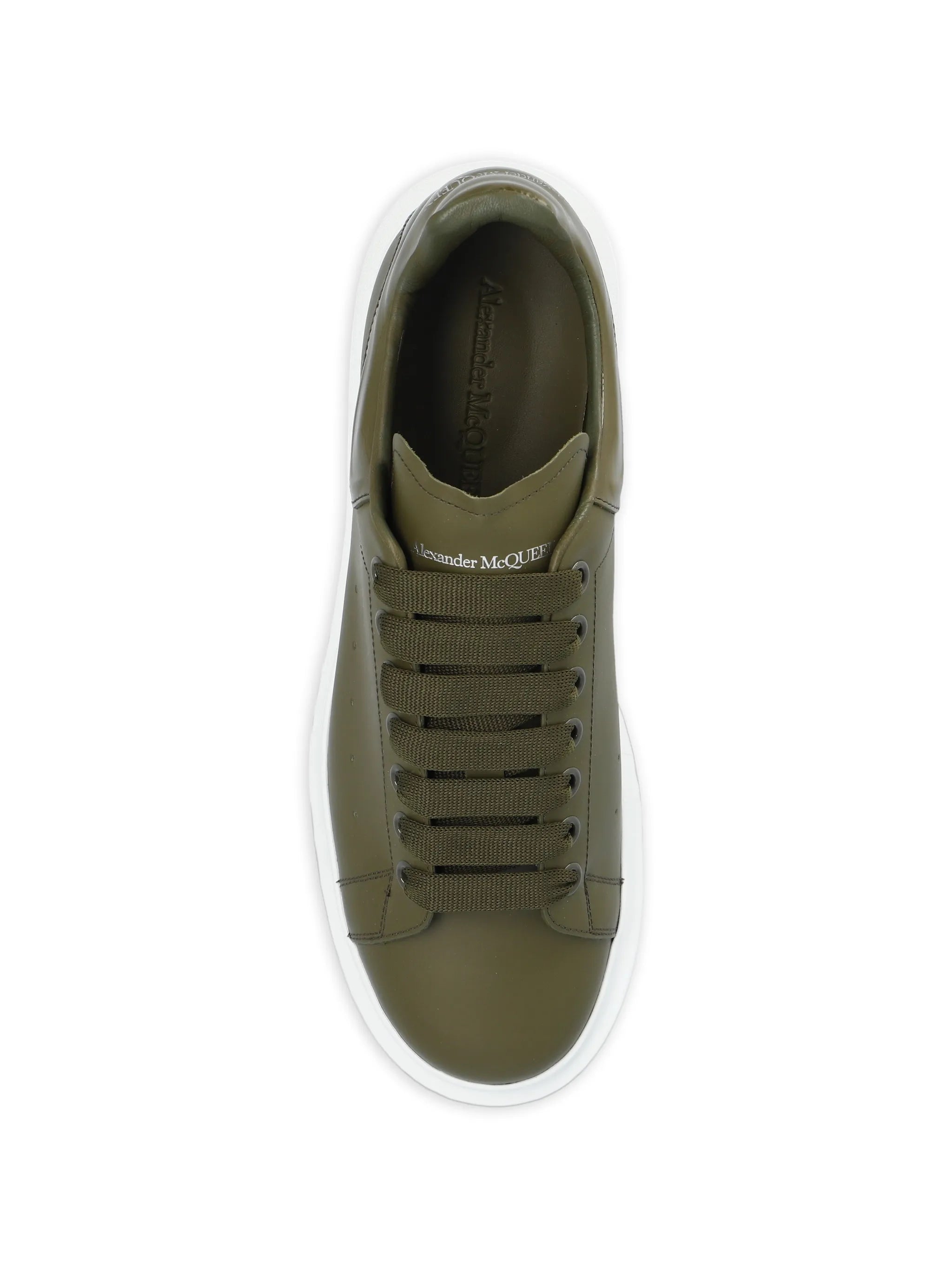 Oversized leather sneakers