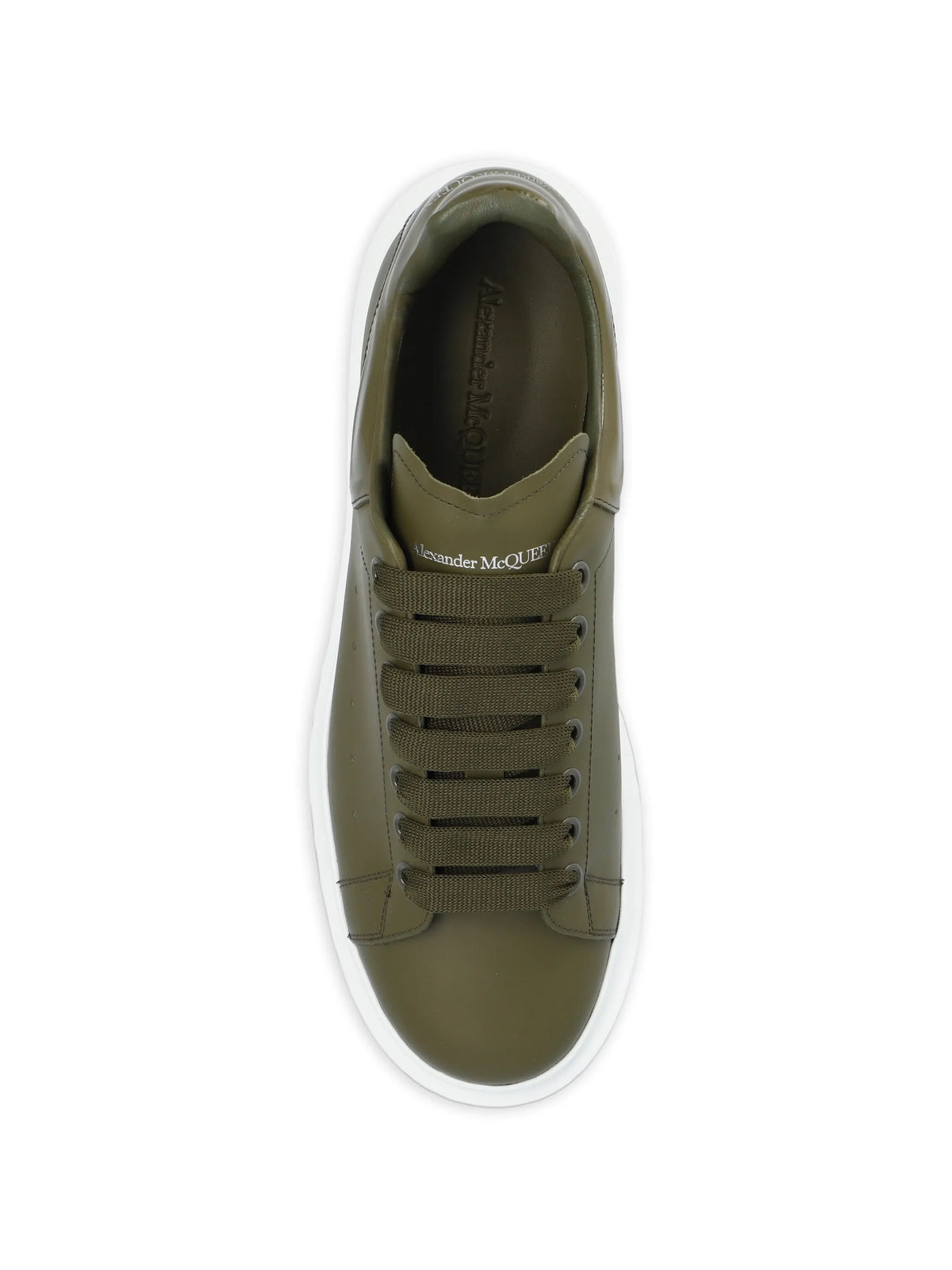 Oversized leather sneakers
