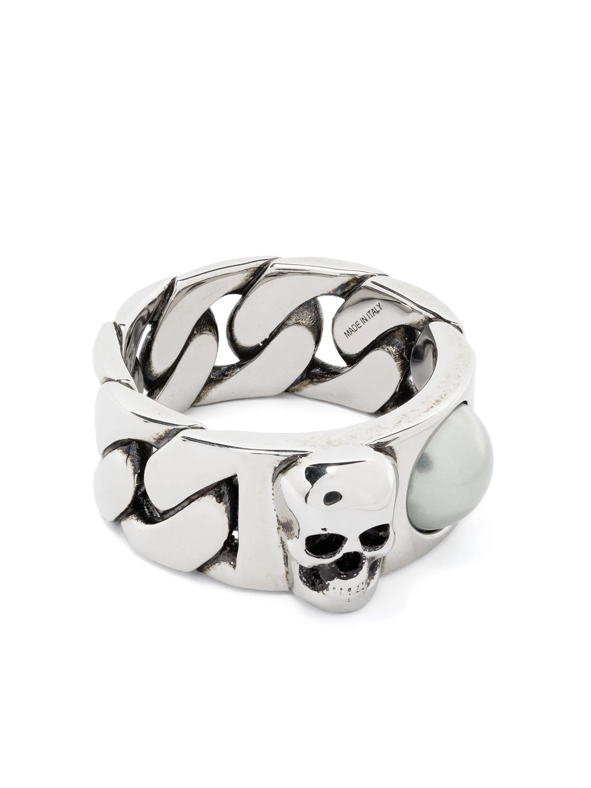 Skull & Pearl ring