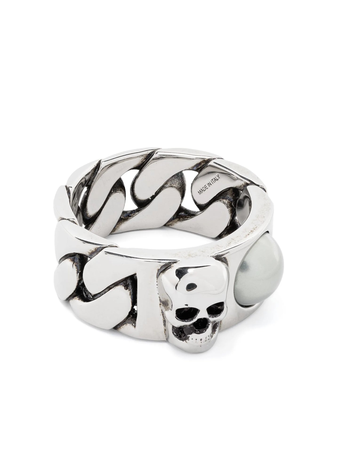 Skull & Pearl ring