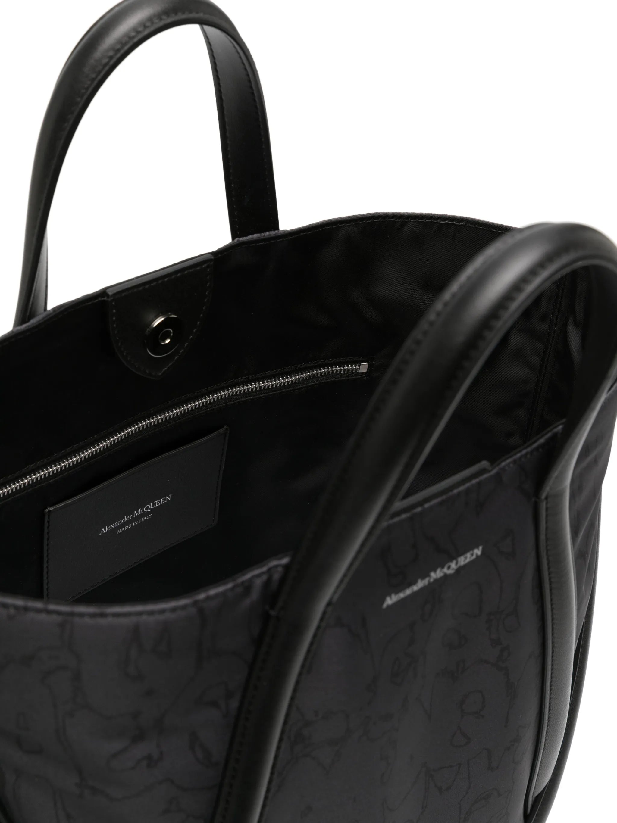 Harness Graffiti-print tote bag