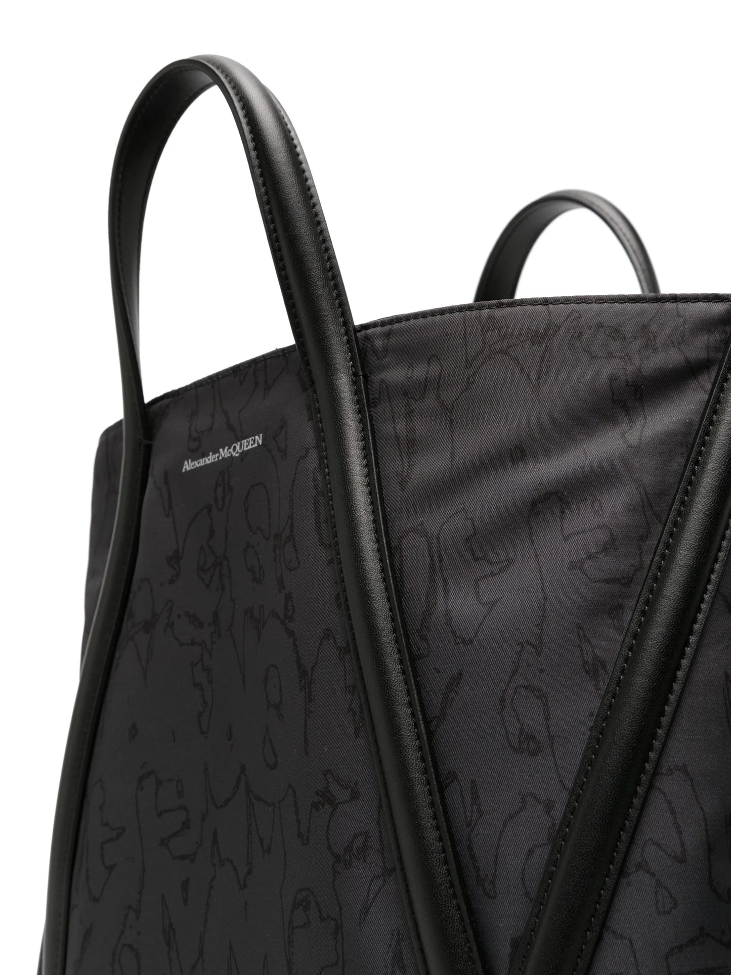 Harness Graffiti-print tote bag