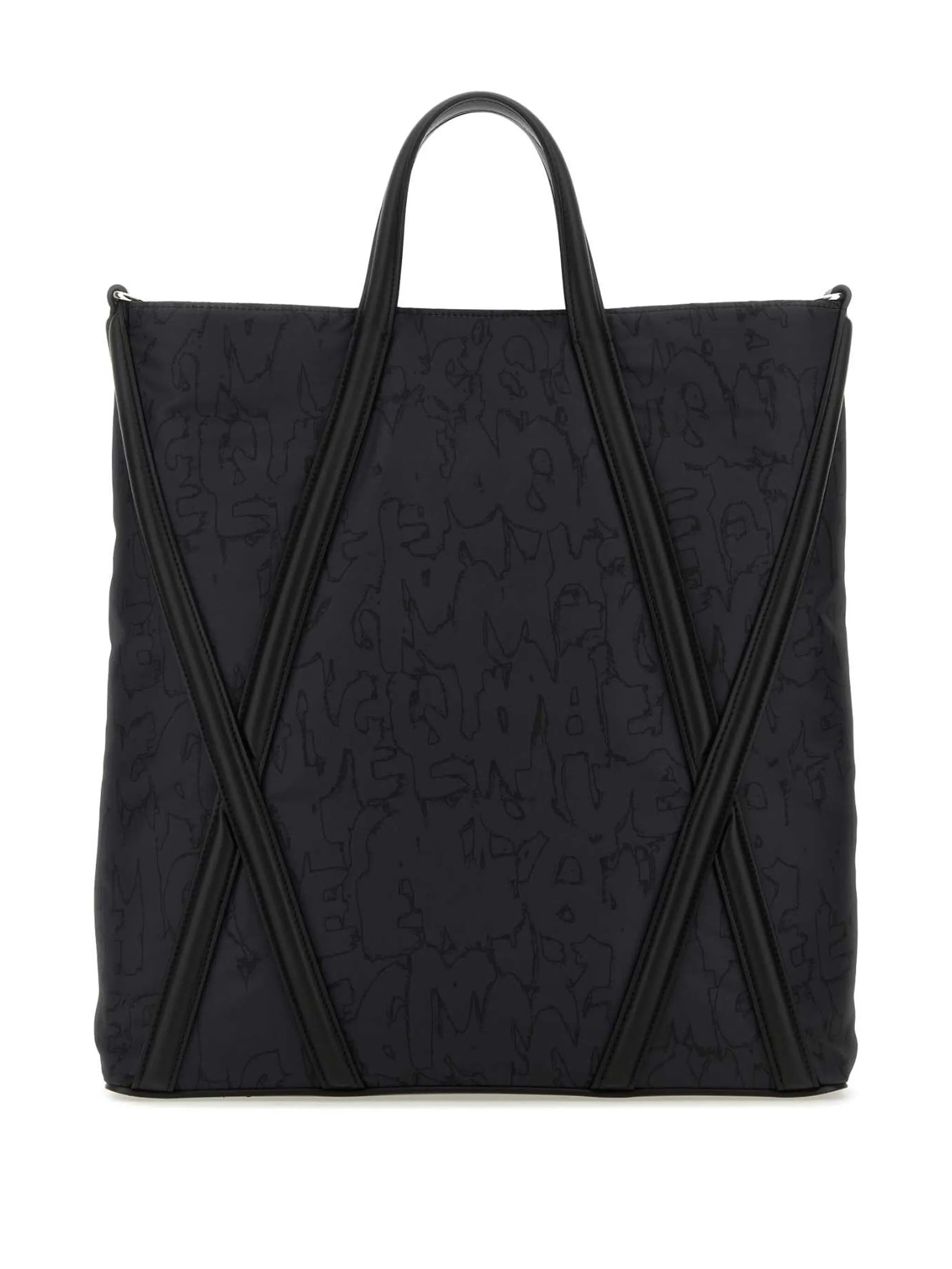 Harness Graffiti-print tote bag