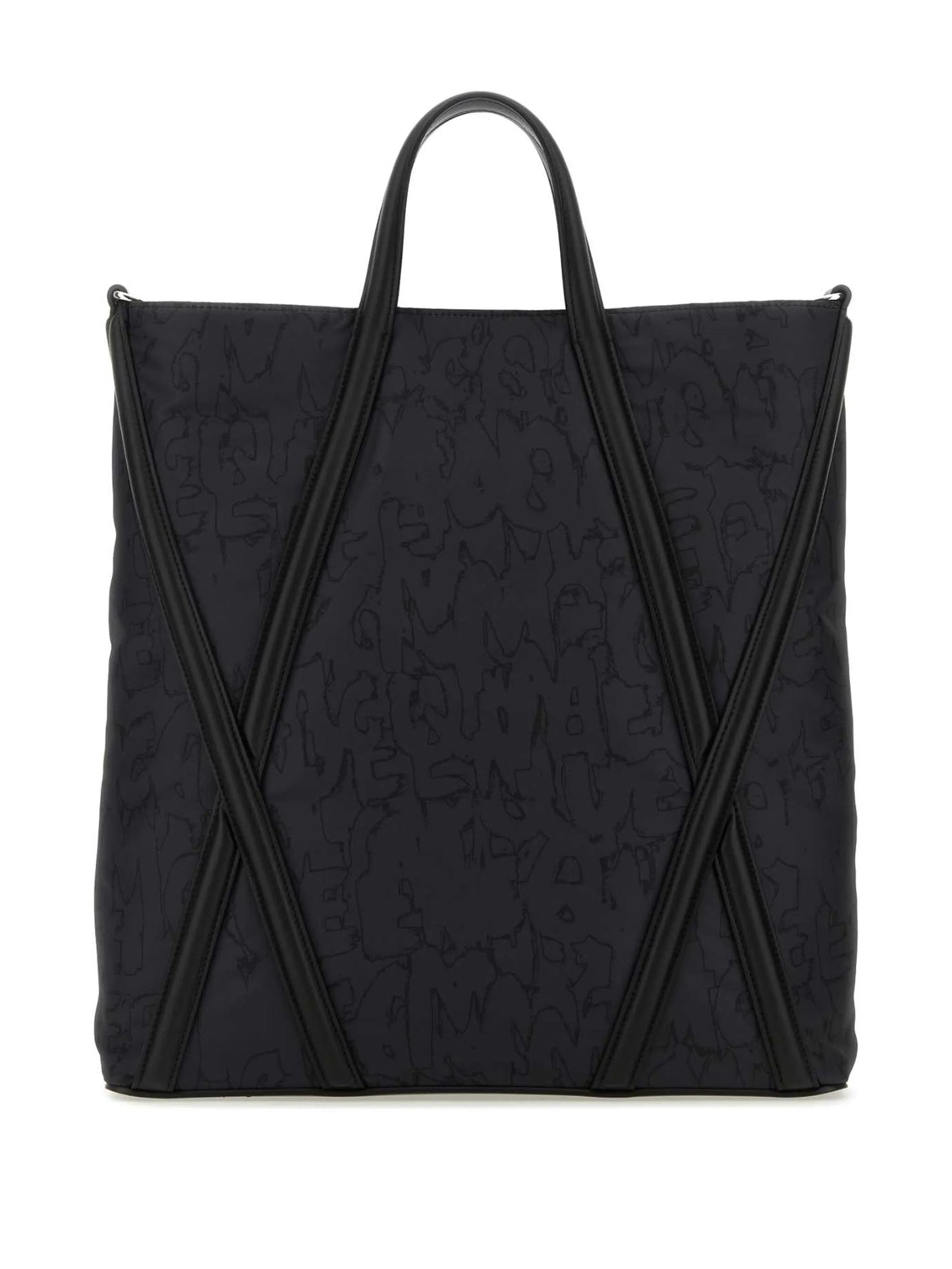 Harness Graffiti-print tote bag