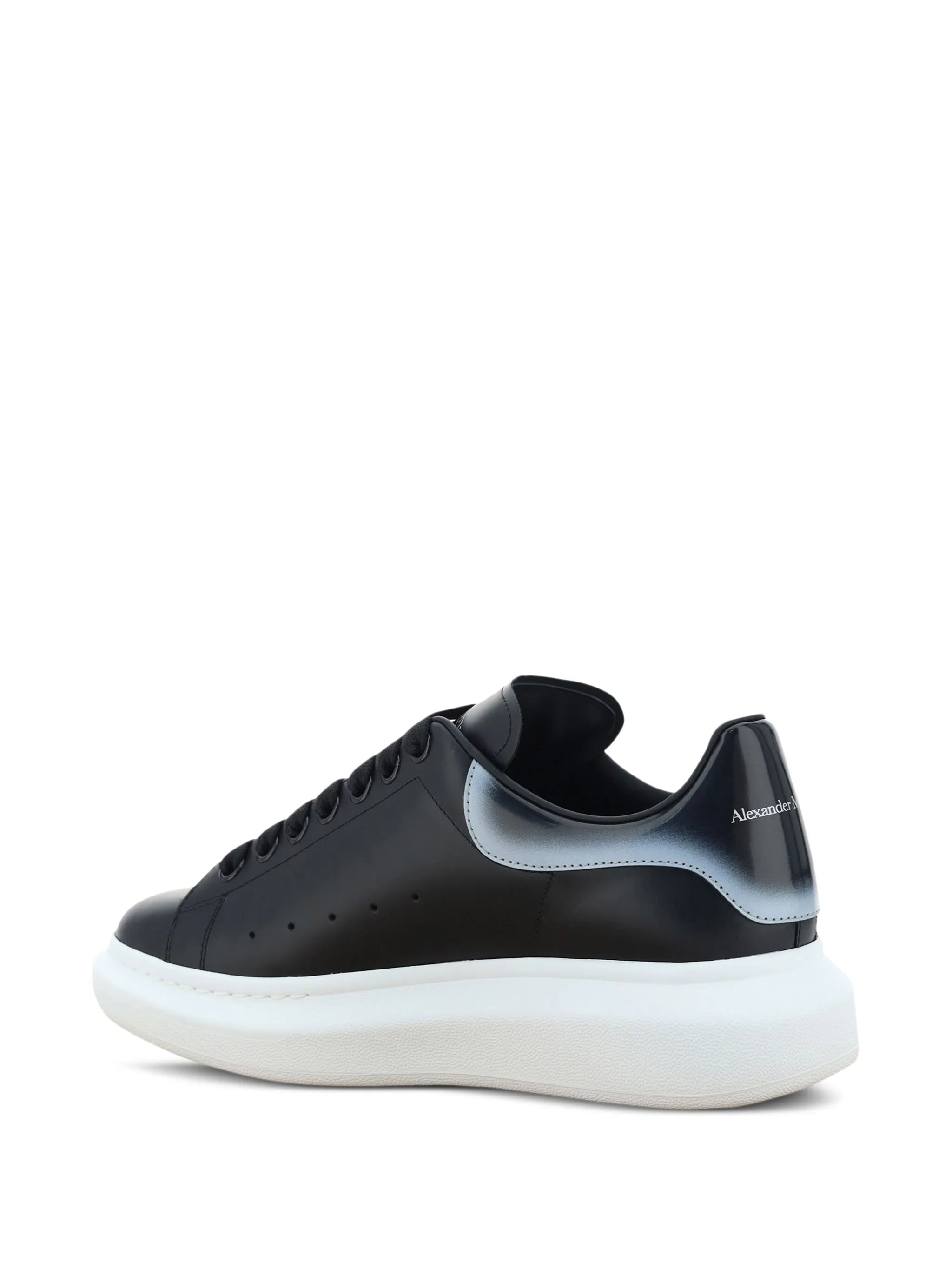 Oversized leather sneakers