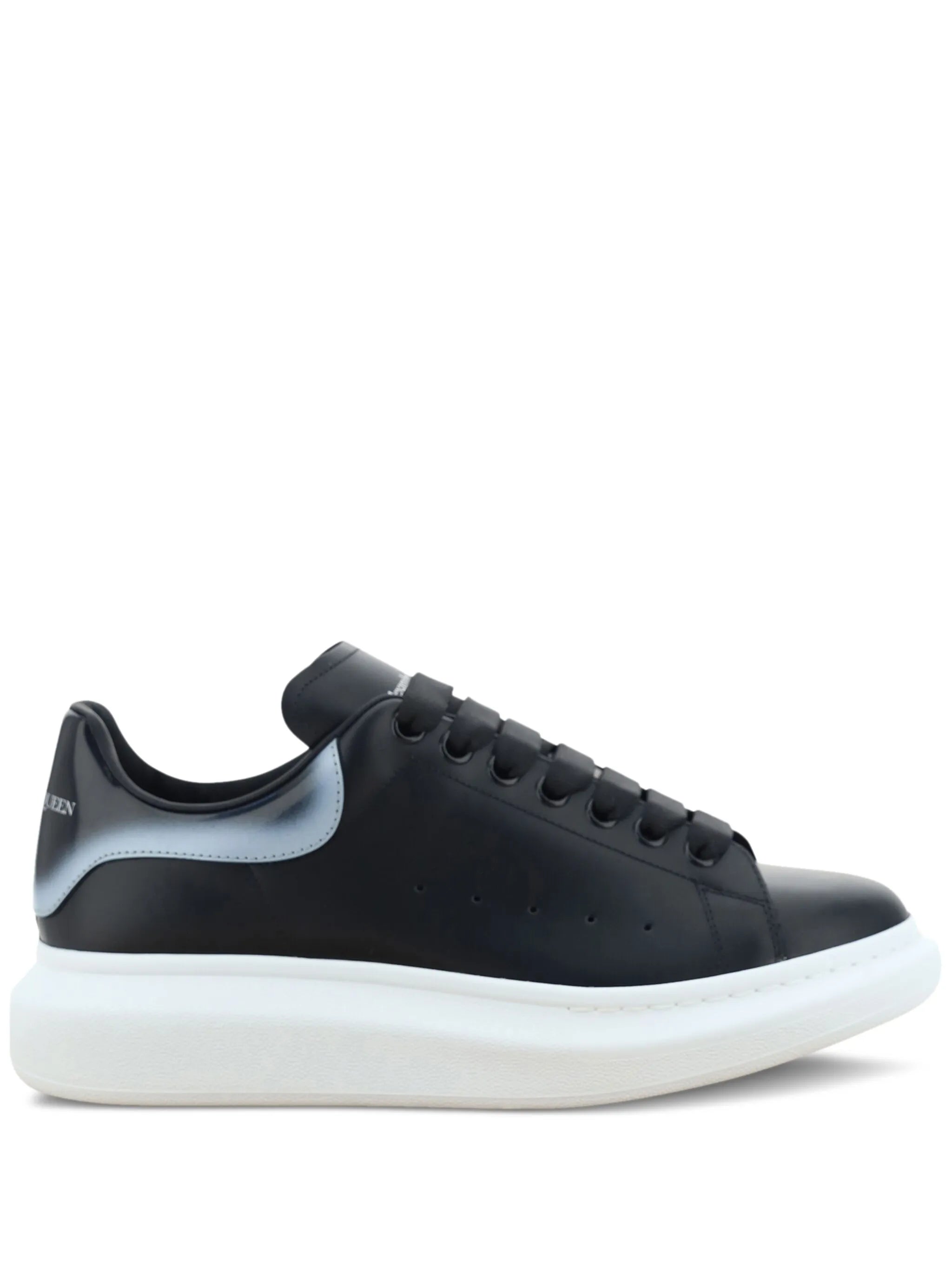 Oversized leather sneakers